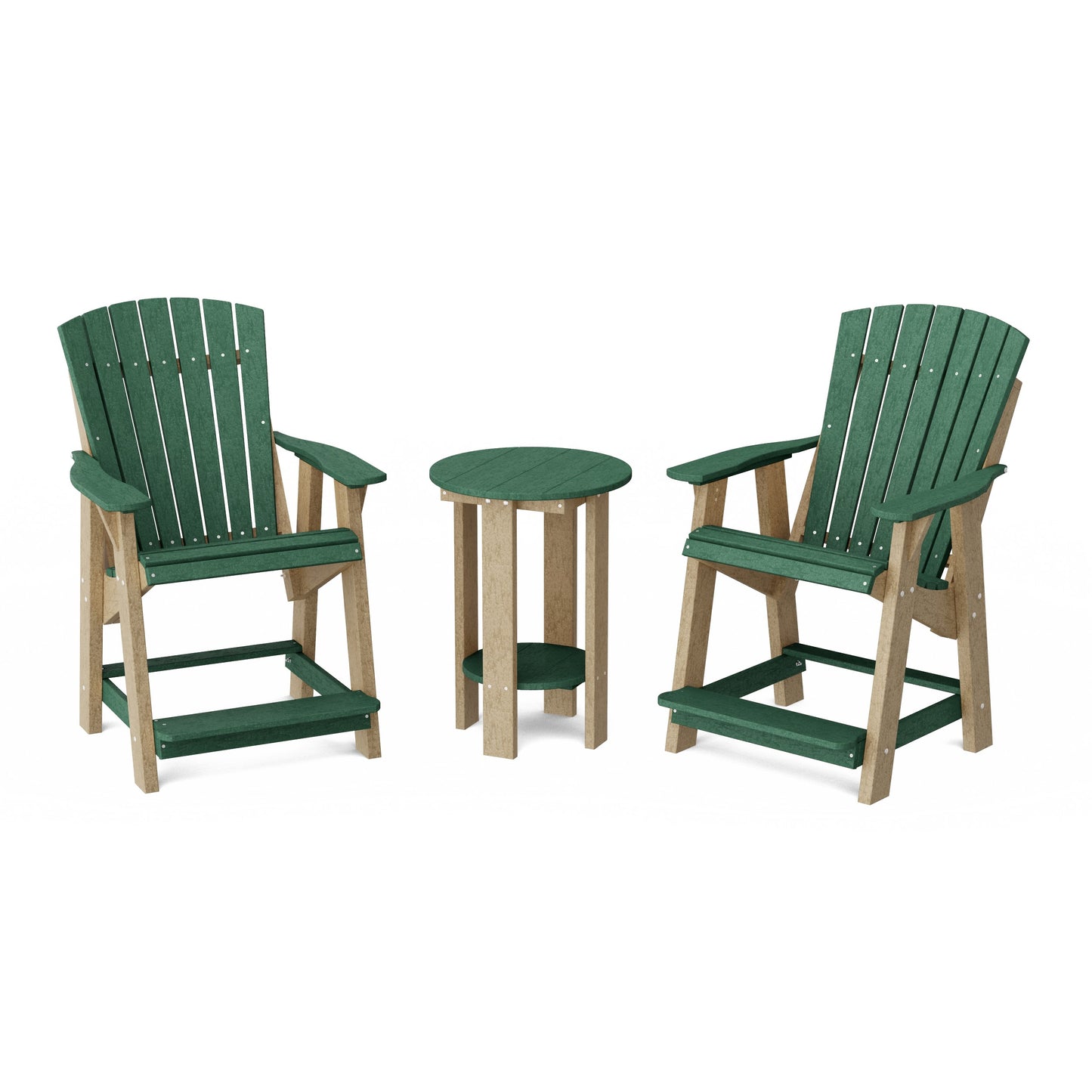 Heritage Tall Adirondack Chairs with Table
