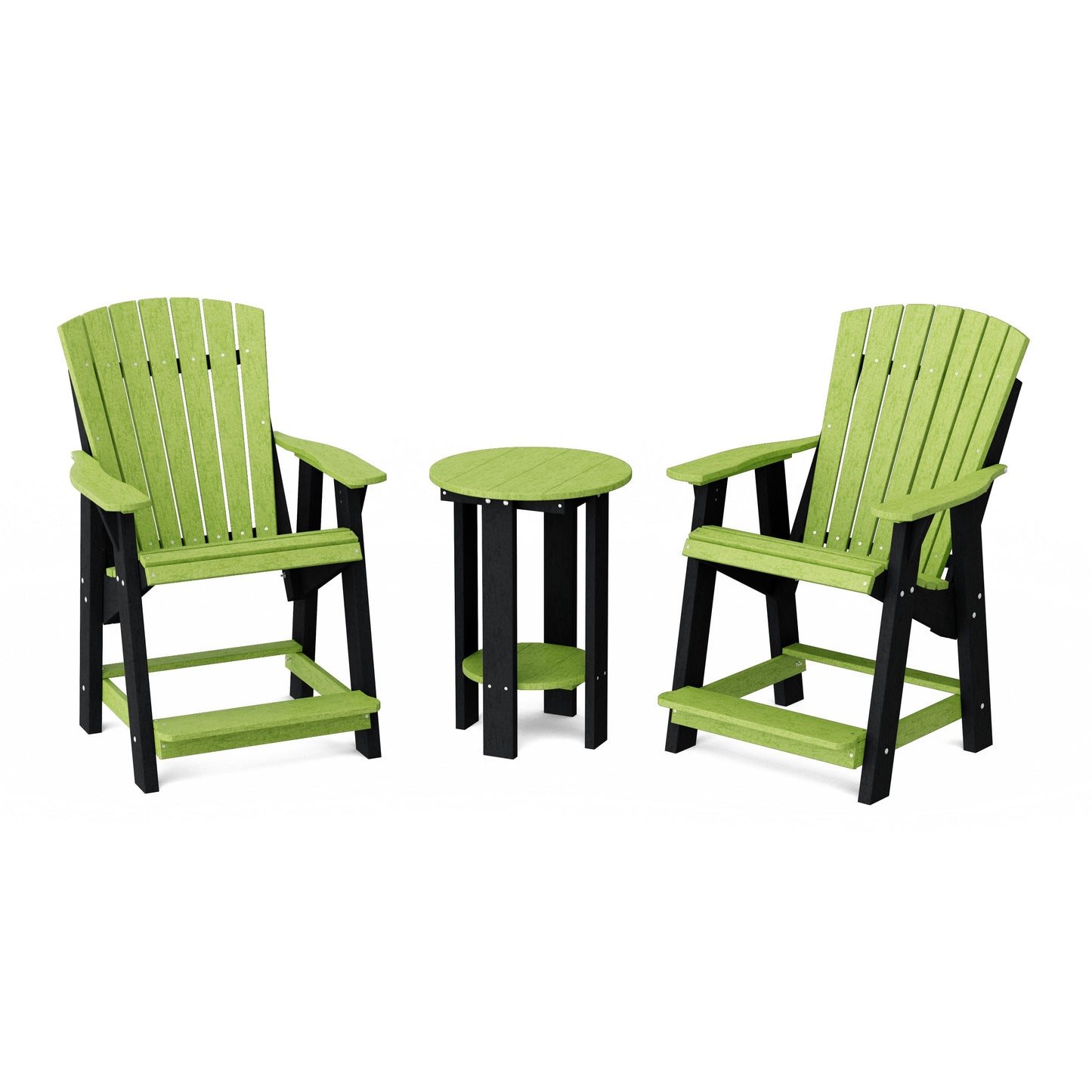 Heritage Tall Adirondack Chairs with Table