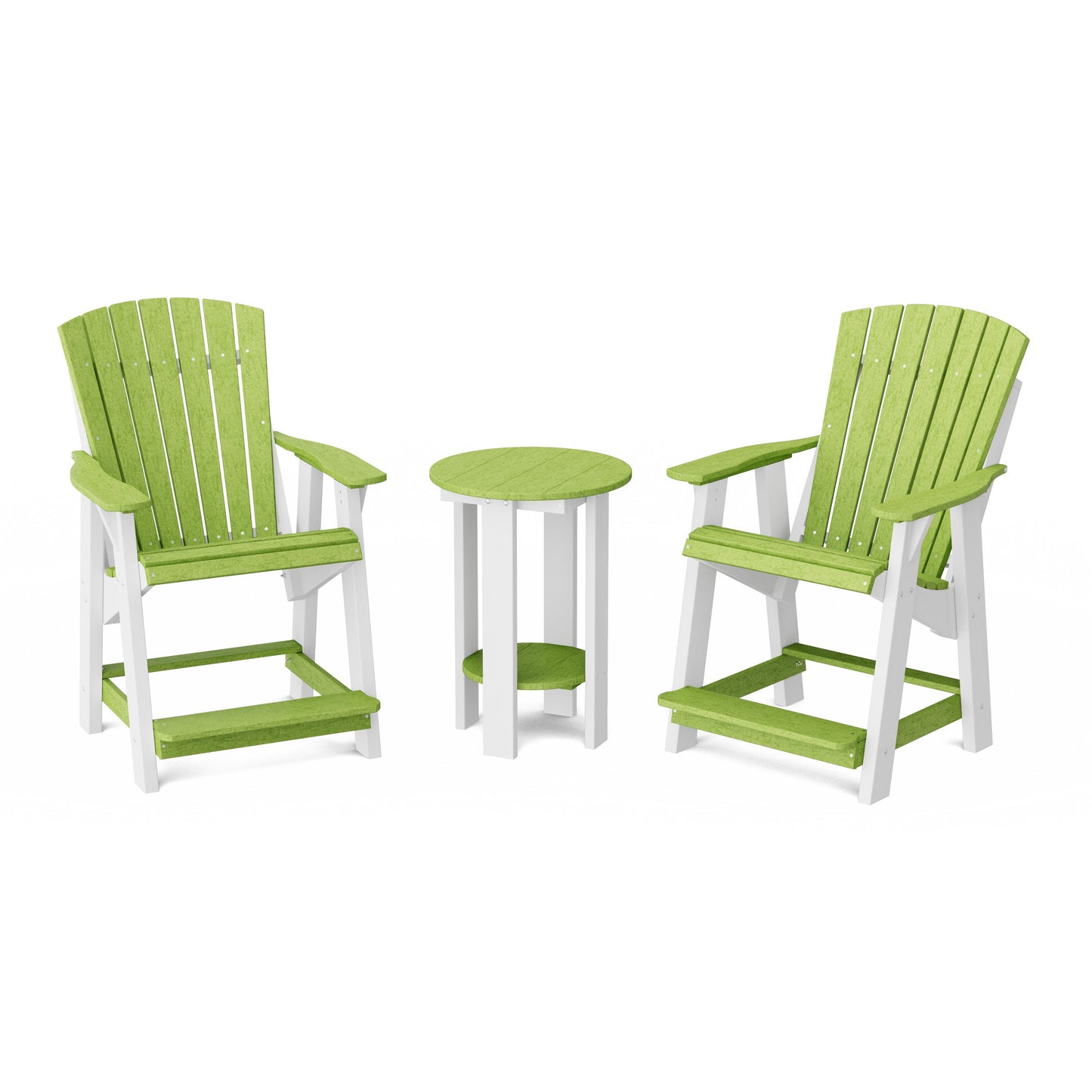 Heritage Tall Adirondack Chairs with Table