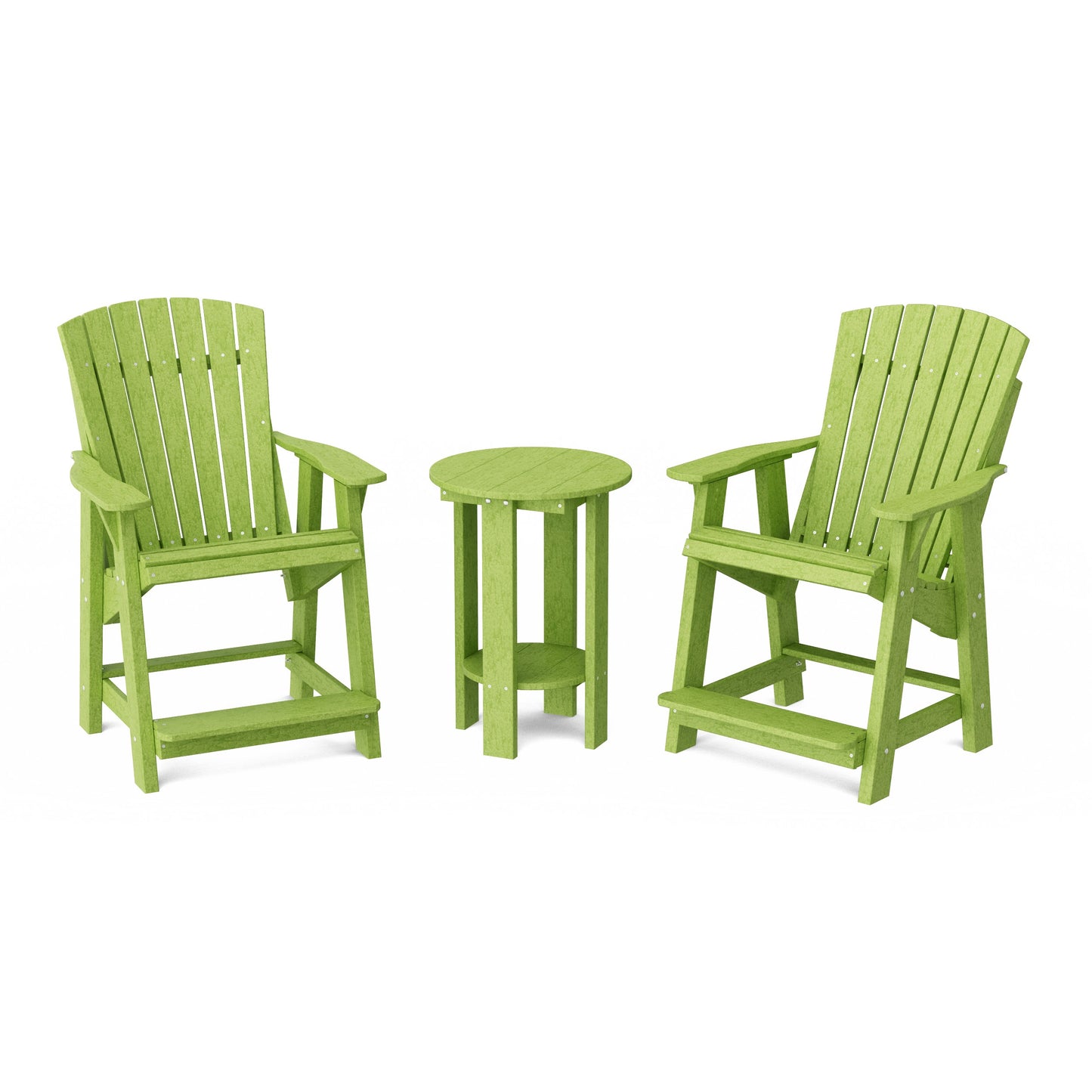 Heritage Tall Adirondack Chairs with Table