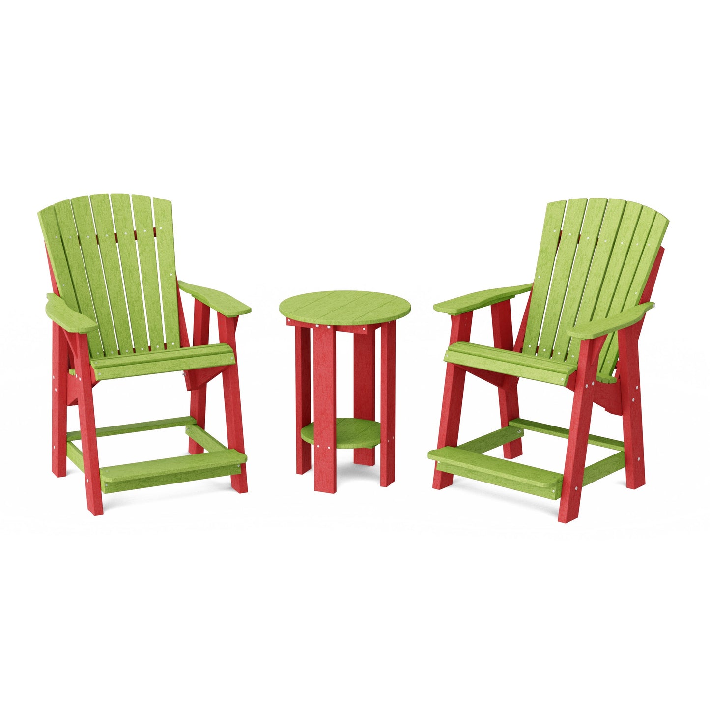 Heritage Tall Adirondack Chairs with Table