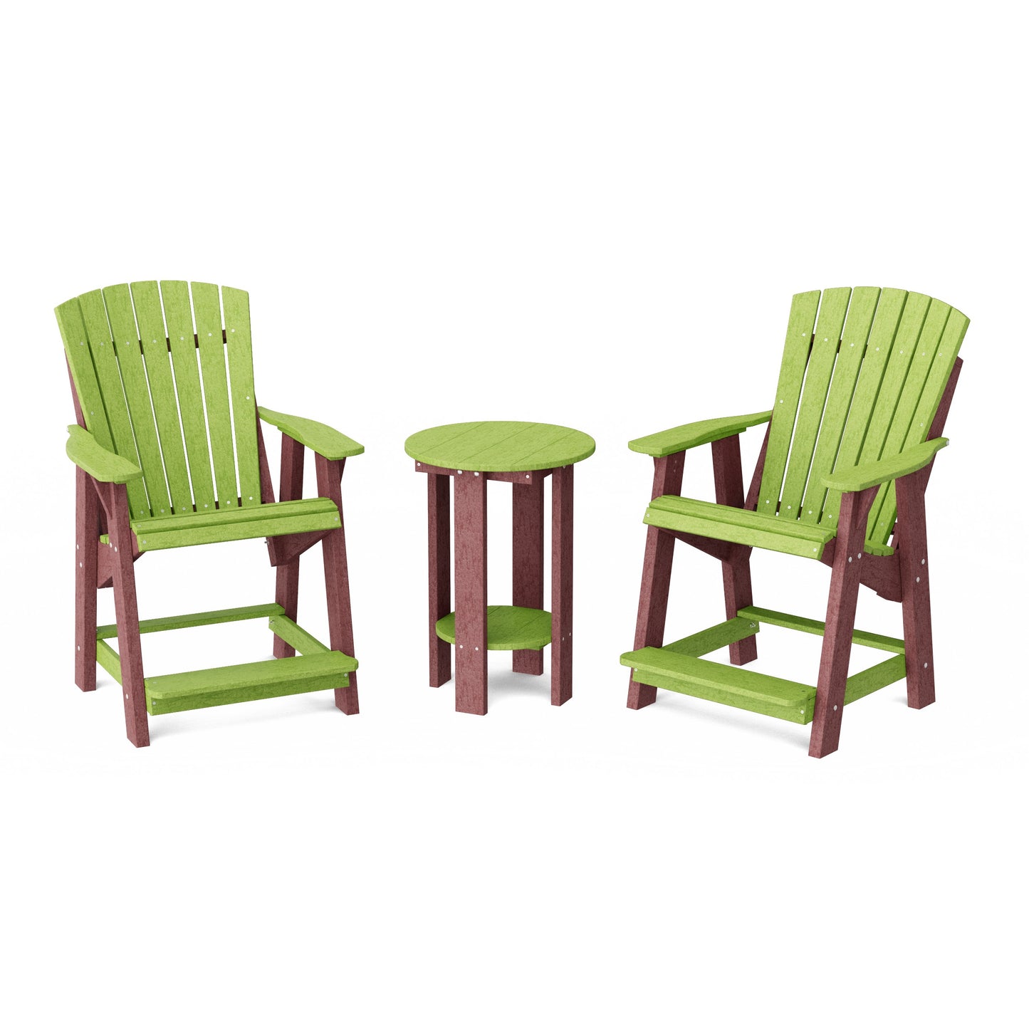 Heritage Tall Adirondack Chairs with Table