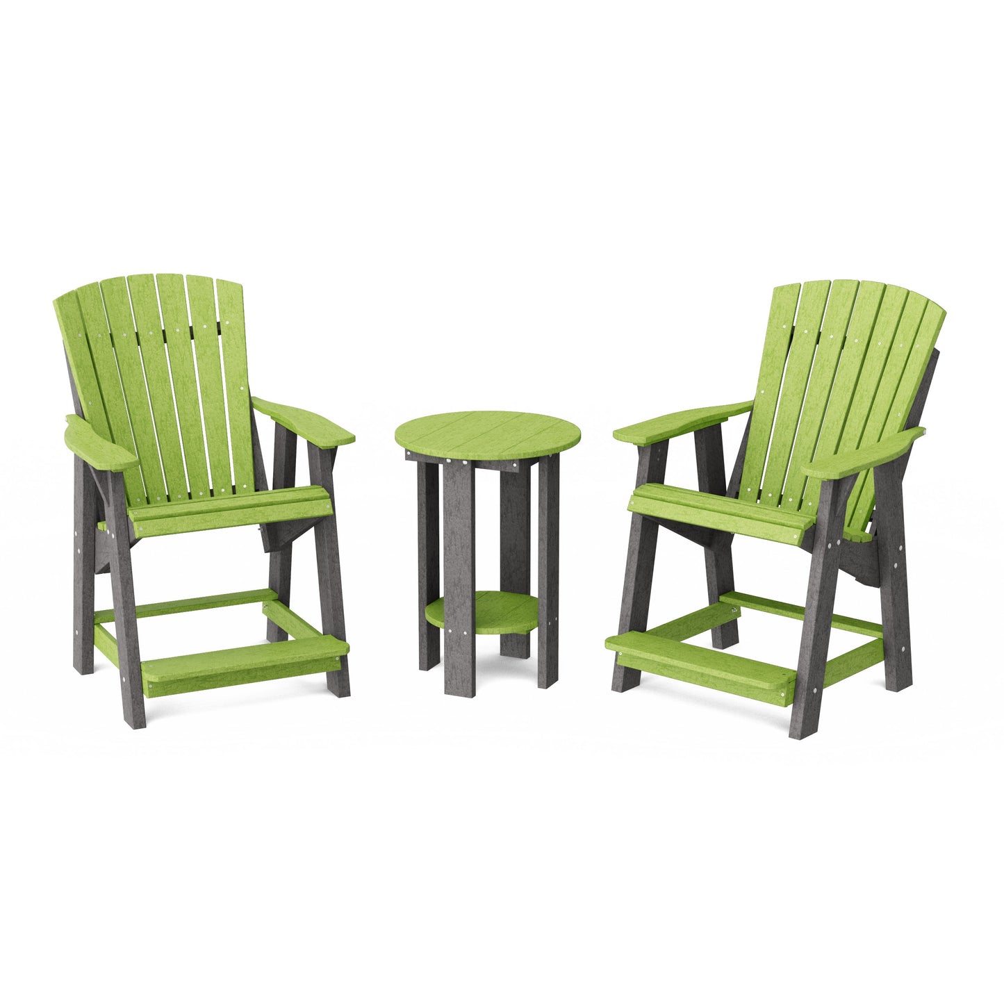 Heritage Tall Adirondack Chairs with Table