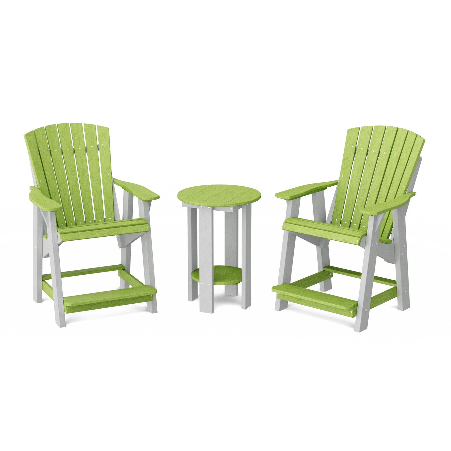 Heritage Tall Adirondack Chairs with Table