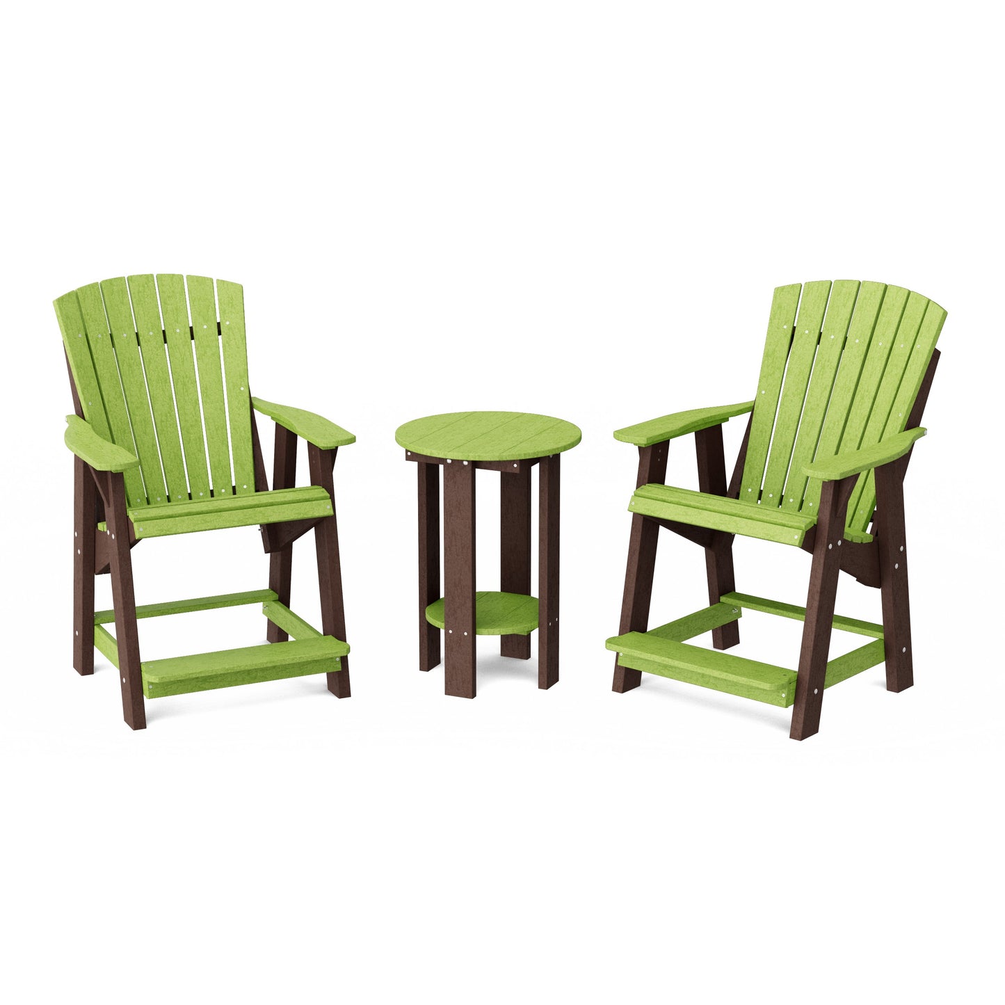 Heritage Tall Adirondack Chairs with Table
