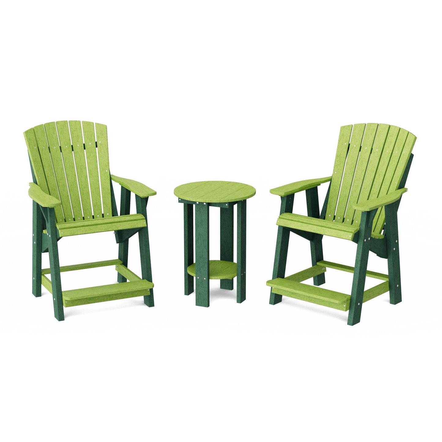 Heritage Tall Adirondack Chairs with Table