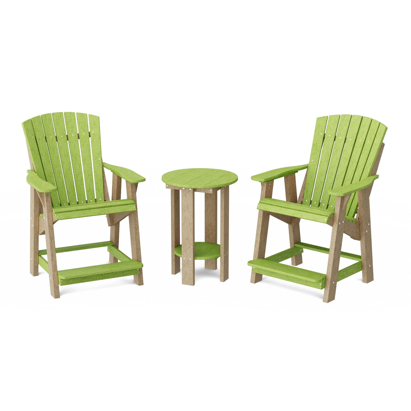 Heritage Tall Adirondack Chairs with Table