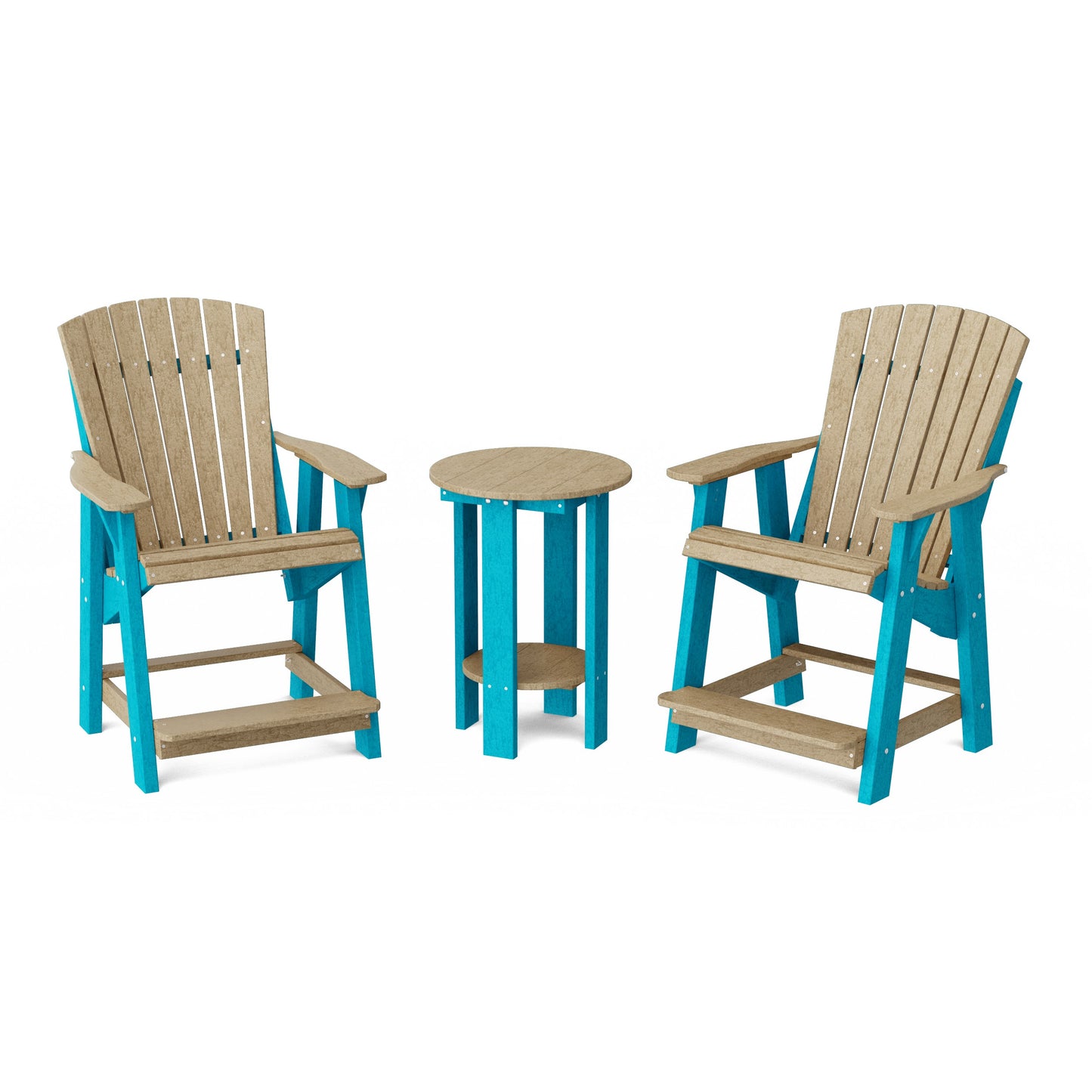 Heritage Tall Adirondack Chairs with Table