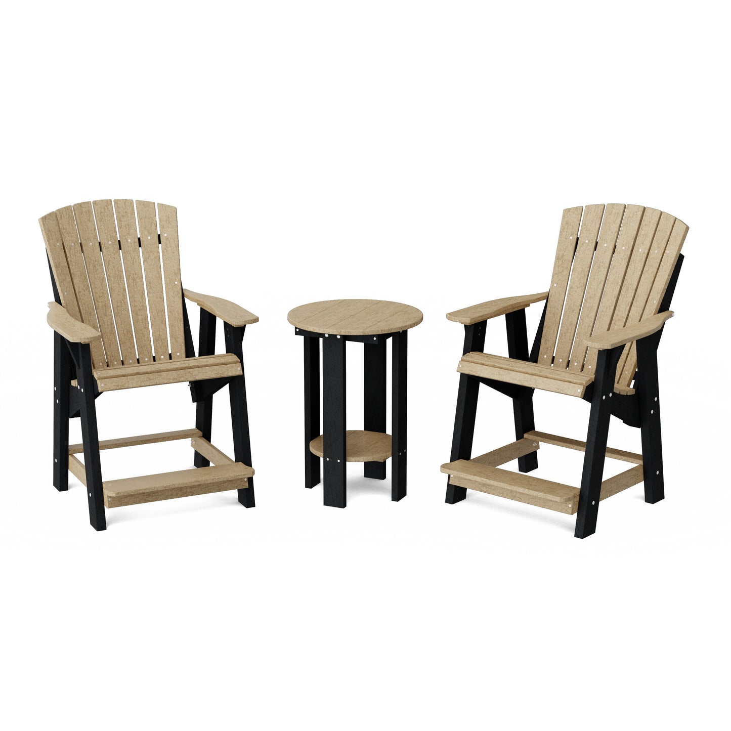 Heritage Tall Adirondack Chairs with Table
