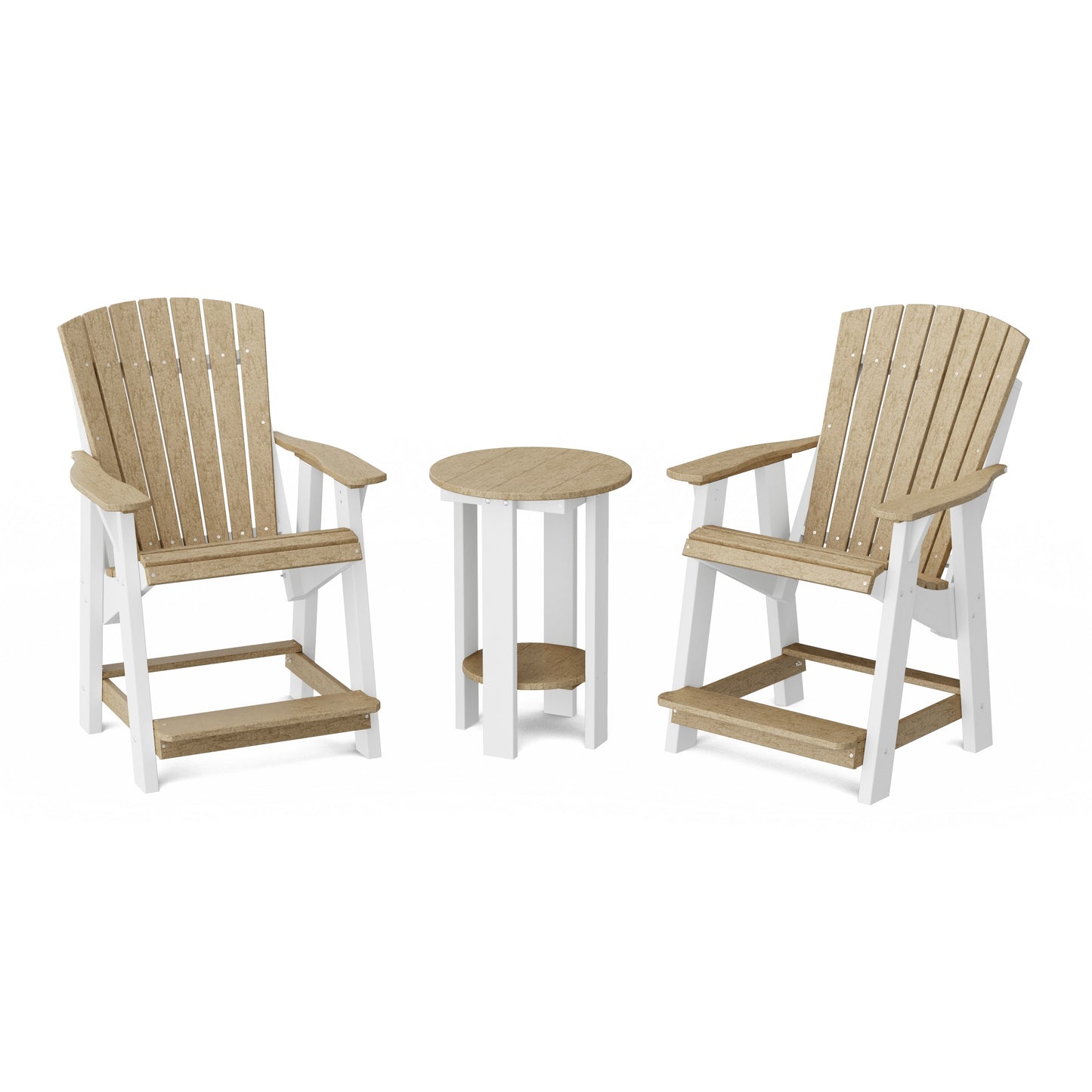 Heritage Tall Adirondack Chairs with Table