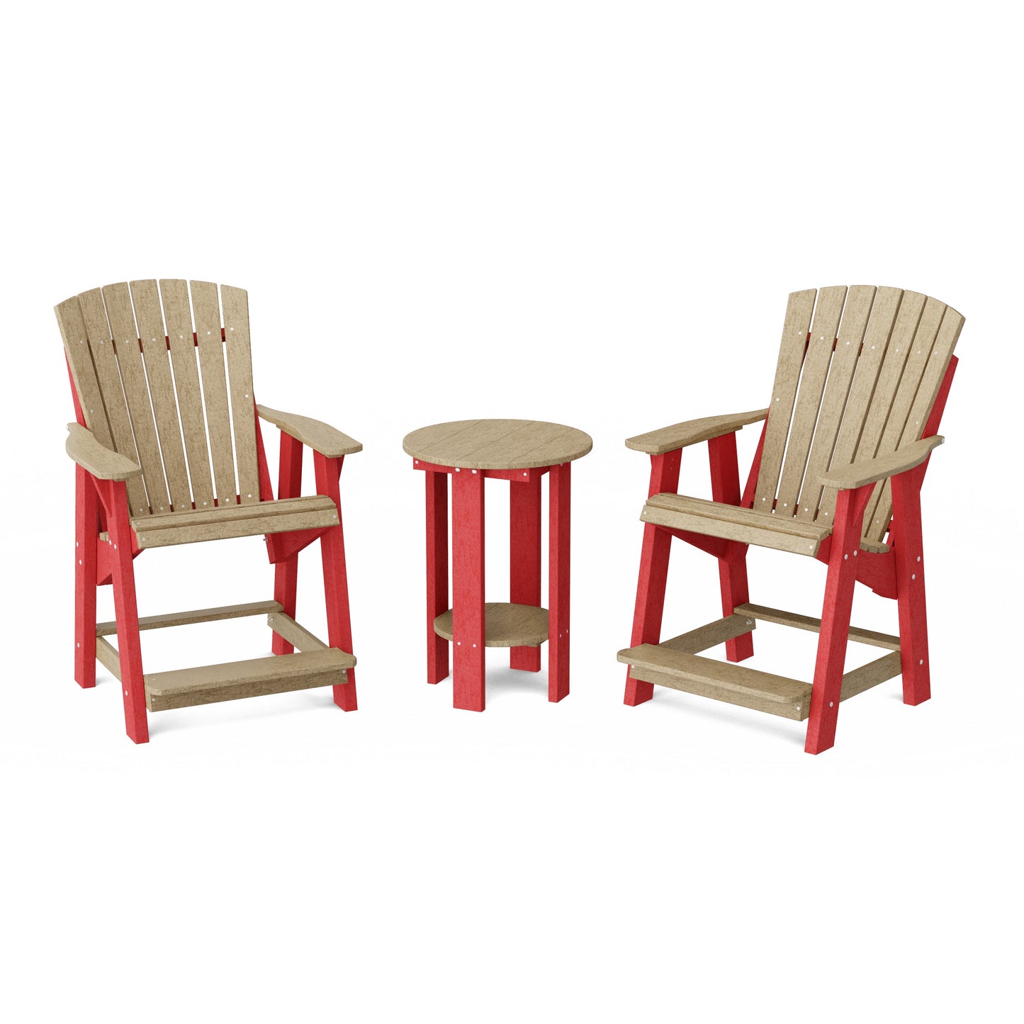 Heritage Tall Adirondack Chairs with Table