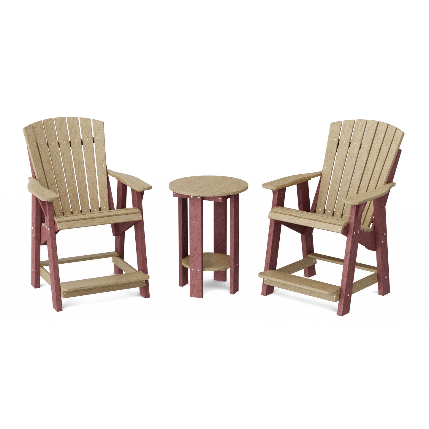 Heritage Tall Adirondack Chairs with Table