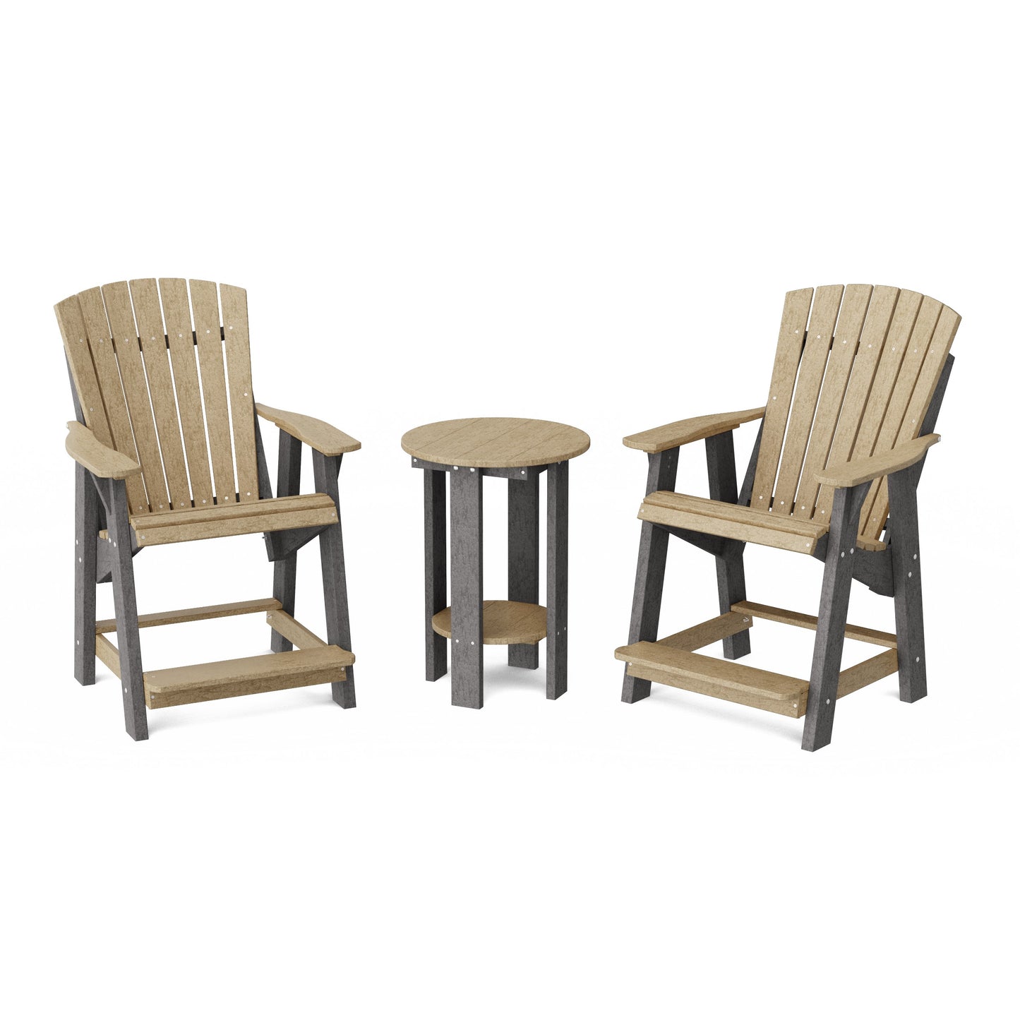 Heritage Tall Adirondack Chairs with Table