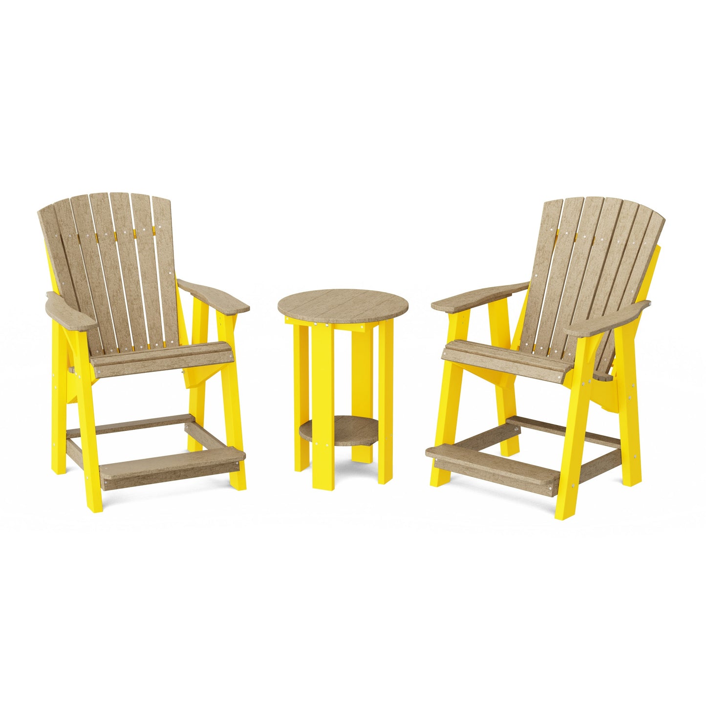 Heritage Tall Adirondack Chairs with Table