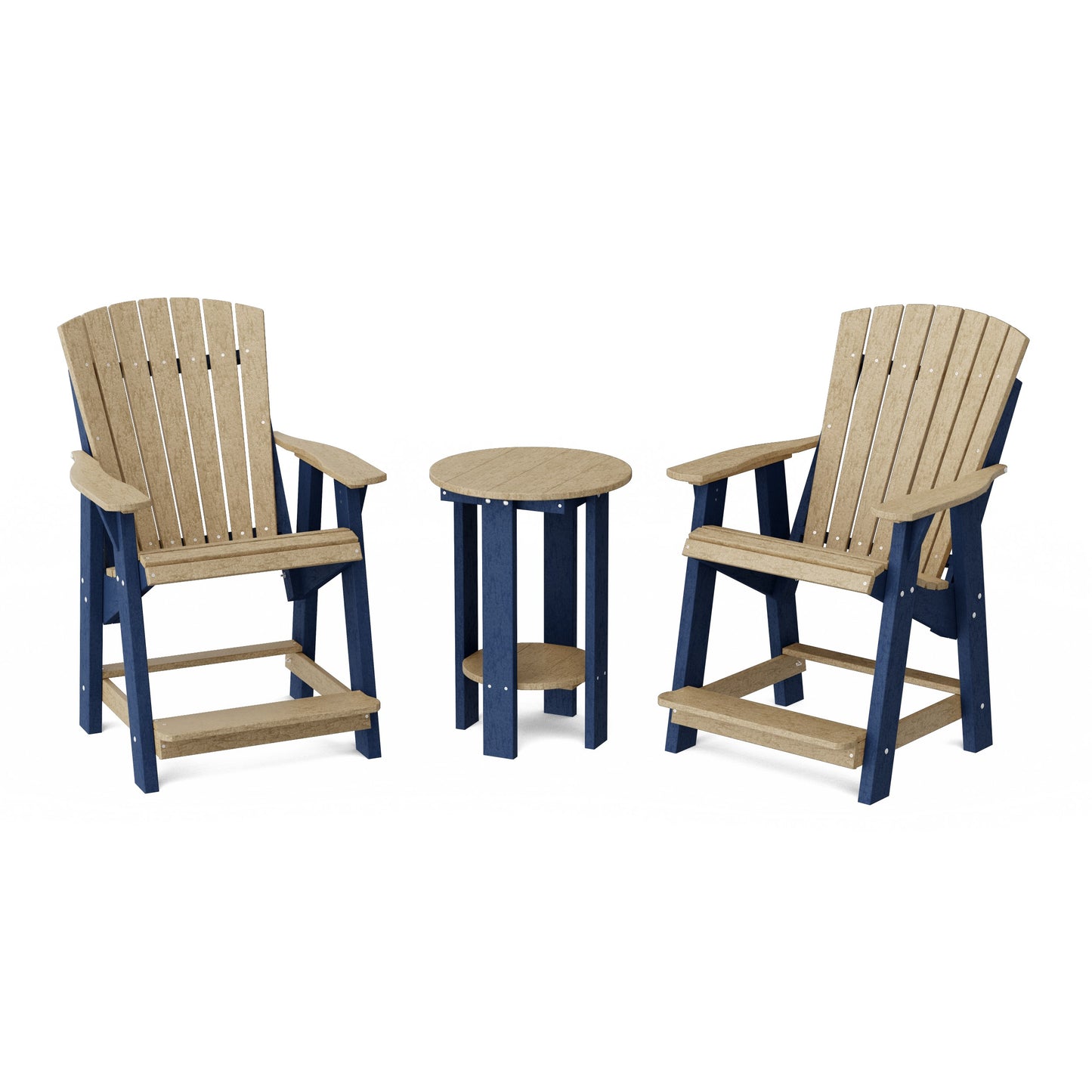 Heritage Tall Adirondack Chairs with Table