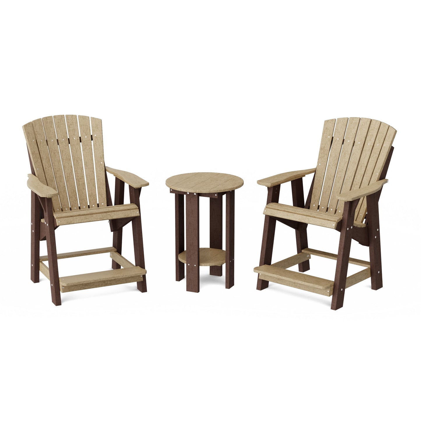 Heritage Tall Adirondack Chairs with Table
