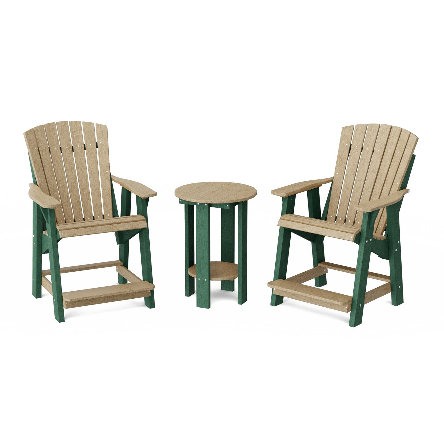 Heritage Tall Adirondack Chairs with Table