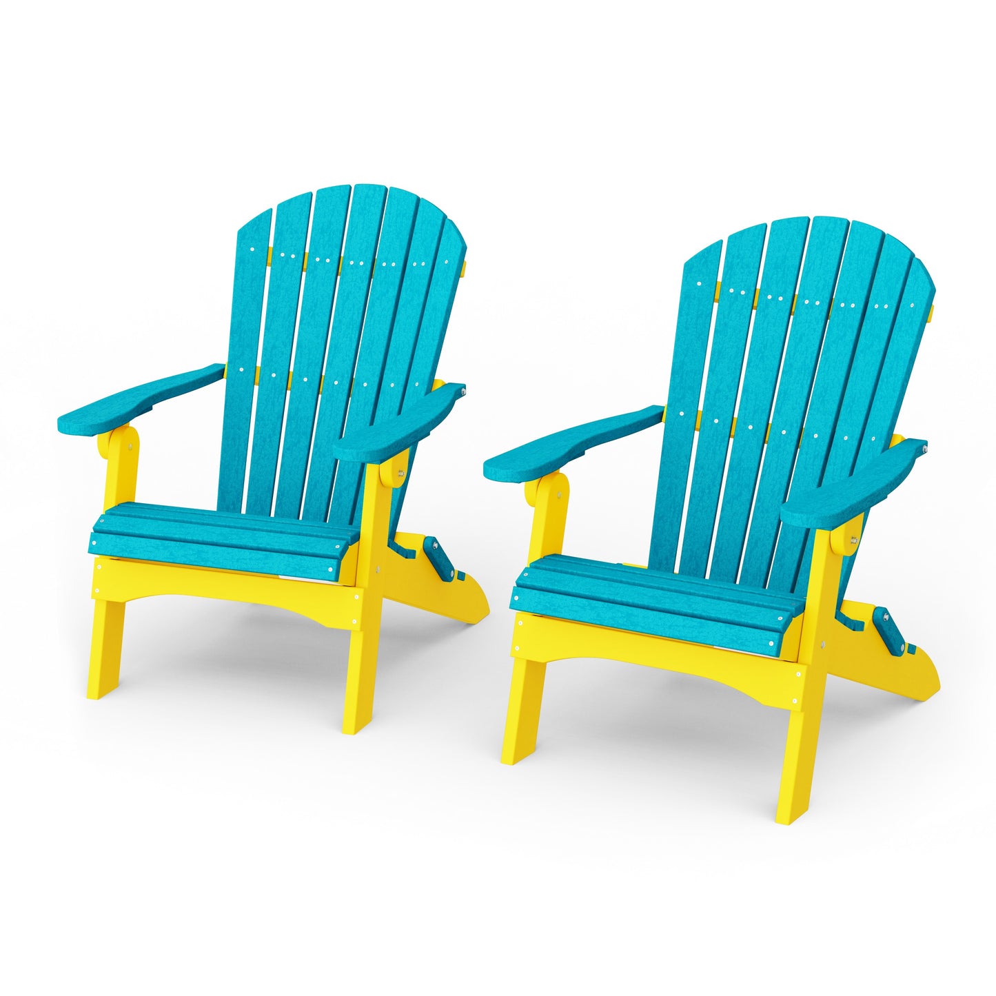 Heritage Folding Adirondack Chairs Set of 2