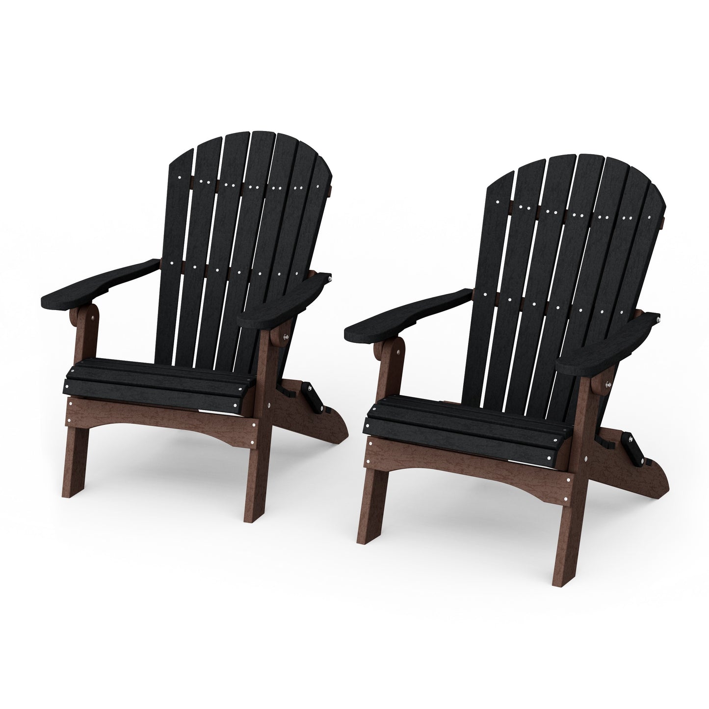 Heritage Folding Adirondack Chairs Set of 2