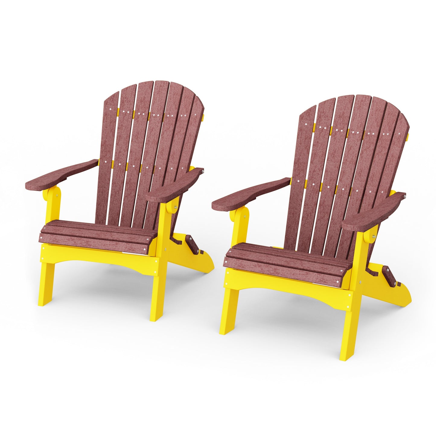 Heritage Folding Adirondack Chairs Set of 2