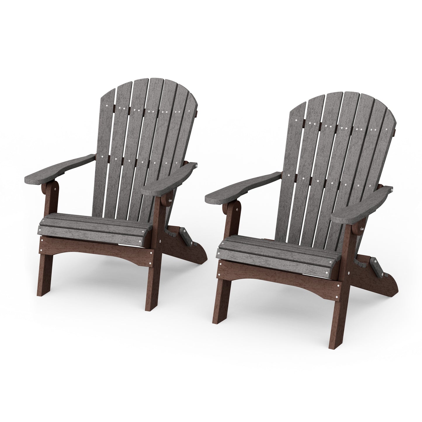 Heritage Folding Adirondack Chairs Set of 2