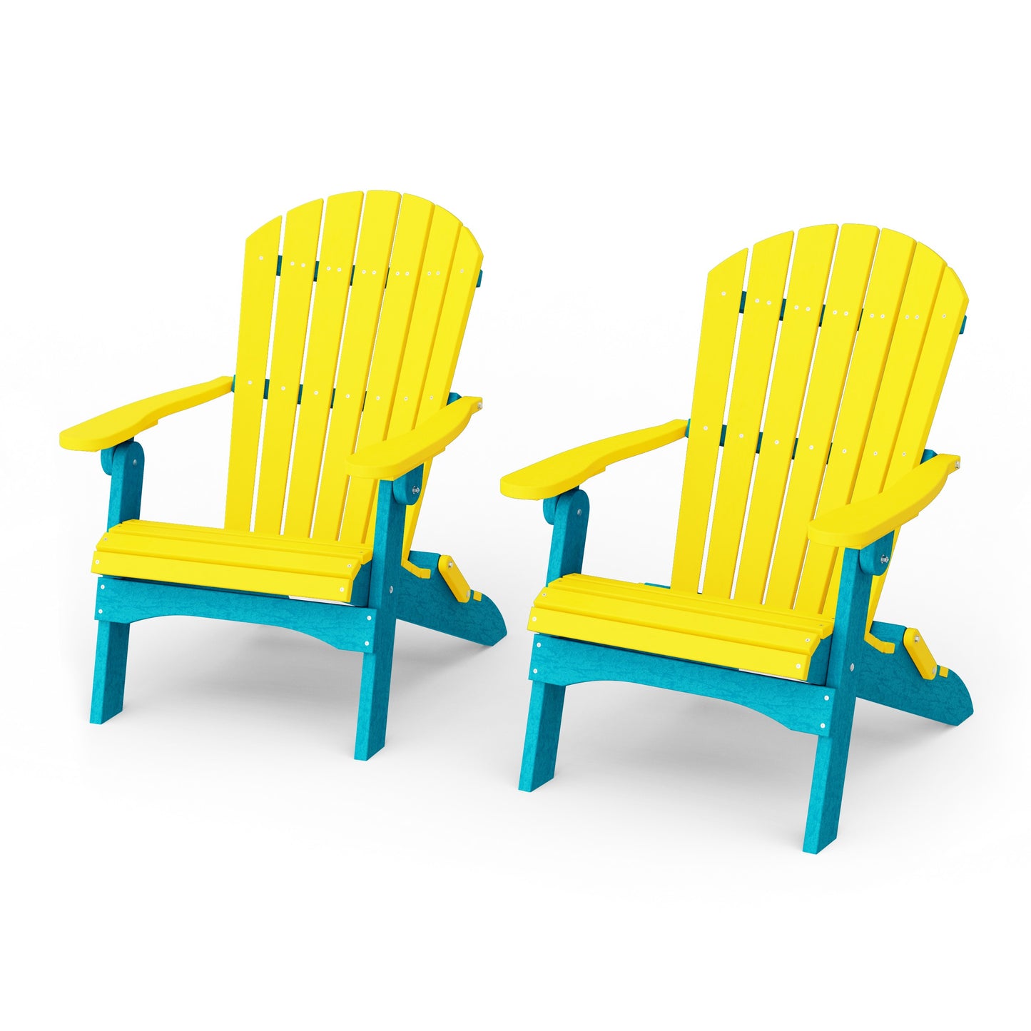 Heritage Folding Adirondack Chairs Set of 2