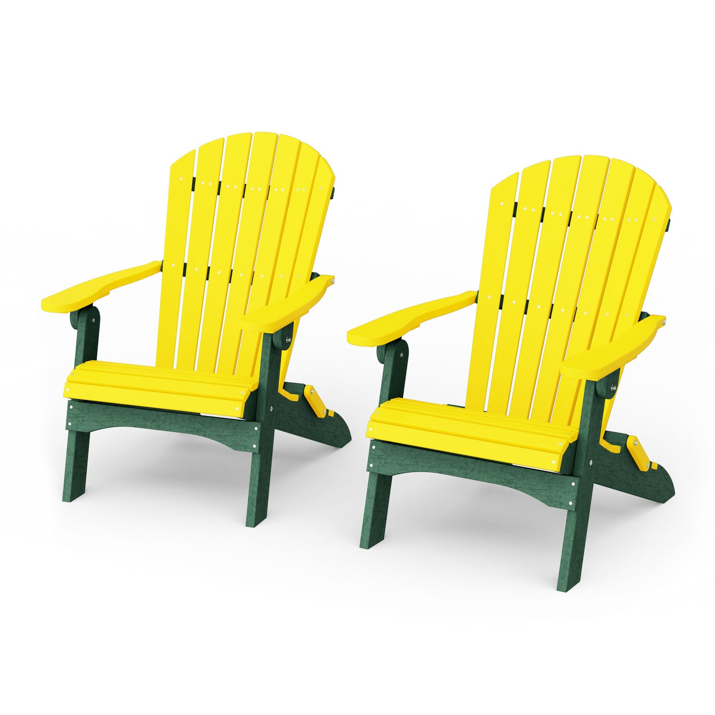 Heritage Folding Adirondack Chairs Set of 2
