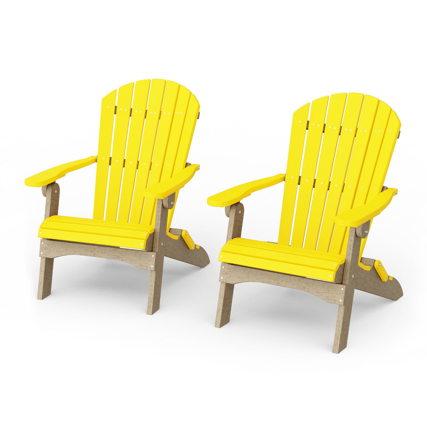 Heritage Folding Adirondack Chairs Set of 2