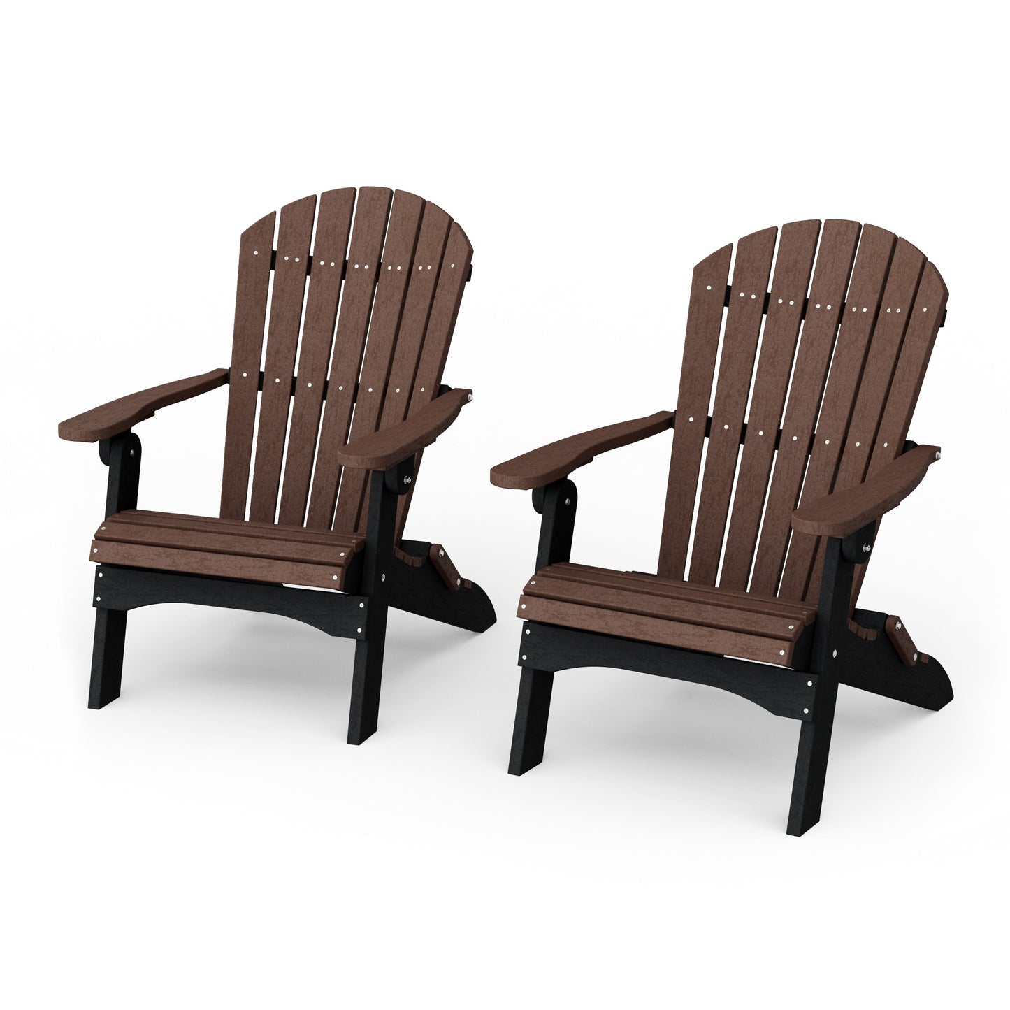 Heritage Folding Adirondack Chairs Set of 2