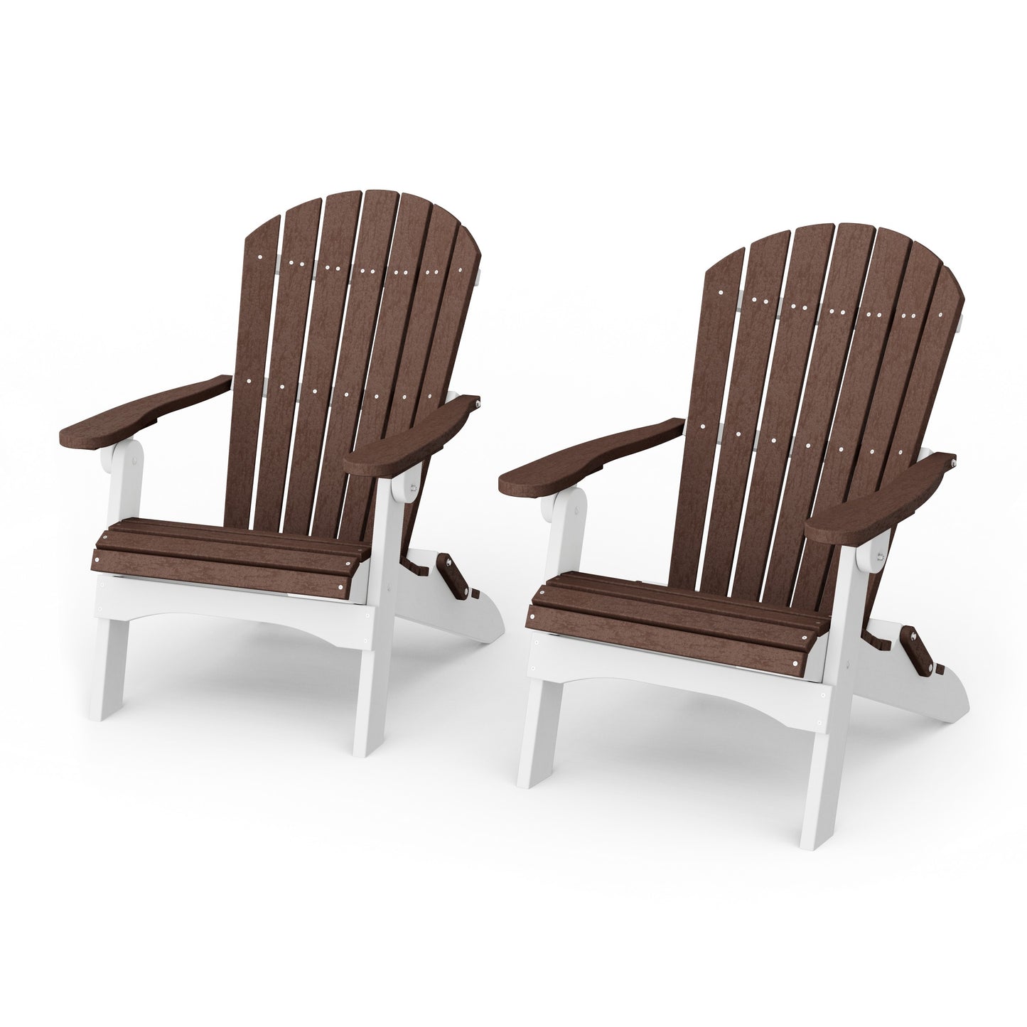 Heritage Folding Adirondack Chairs Set of 2