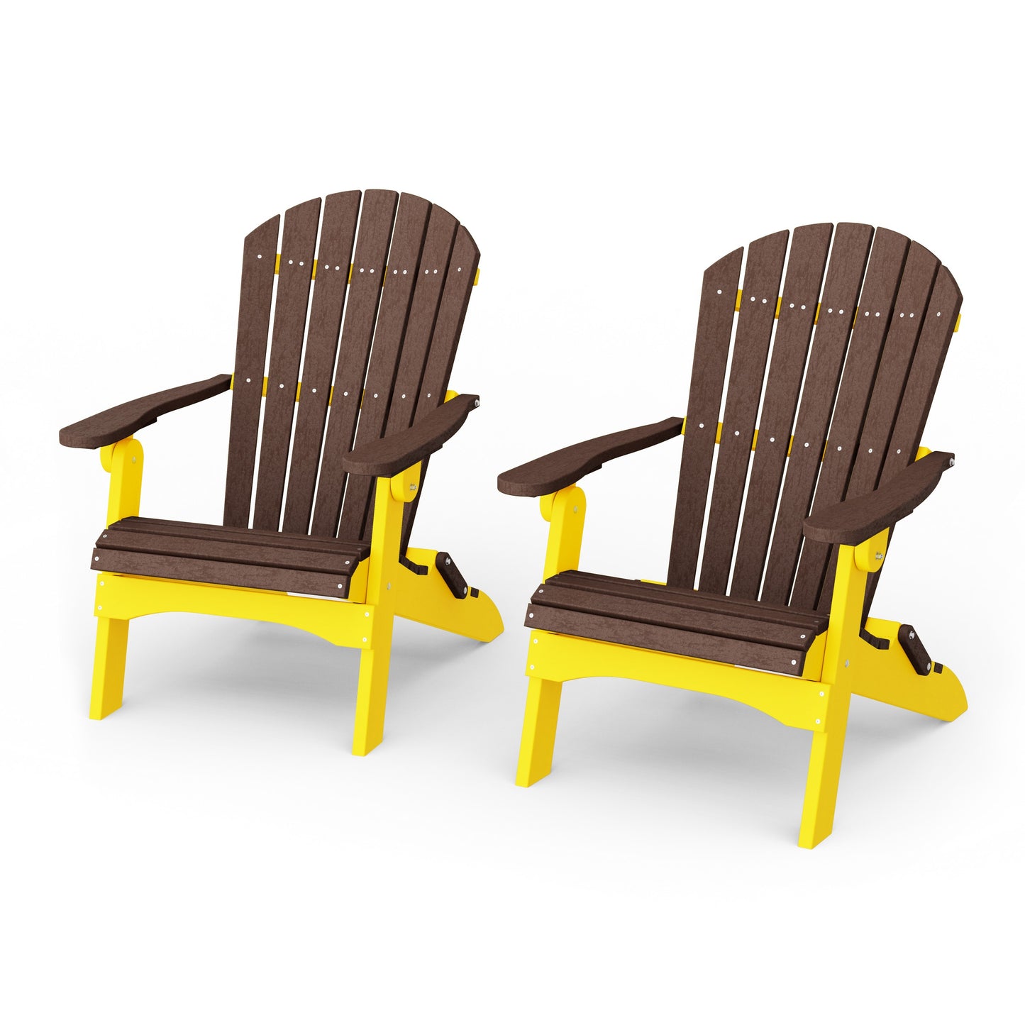 Heritage Folding Adirondack Chairs Set of 2