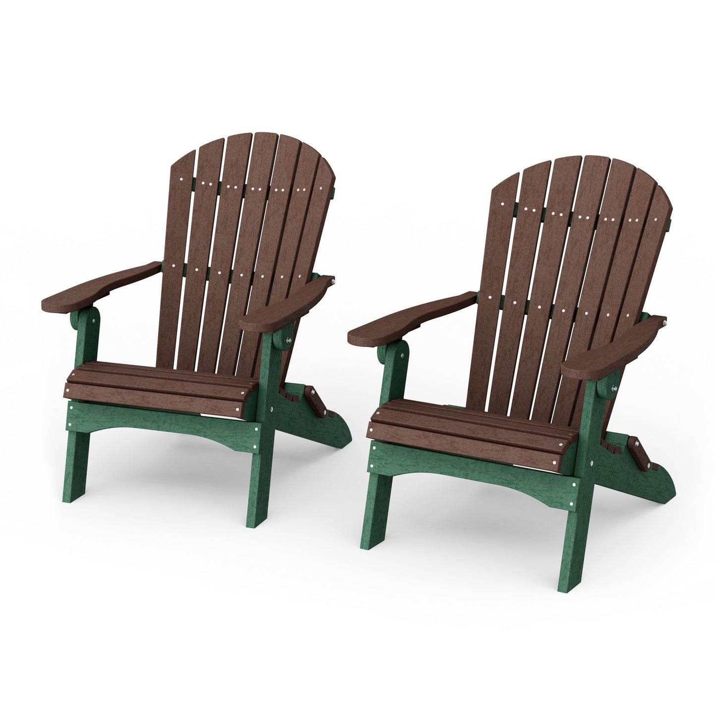 Heritage Folding Adirondack Chairs Set of 2