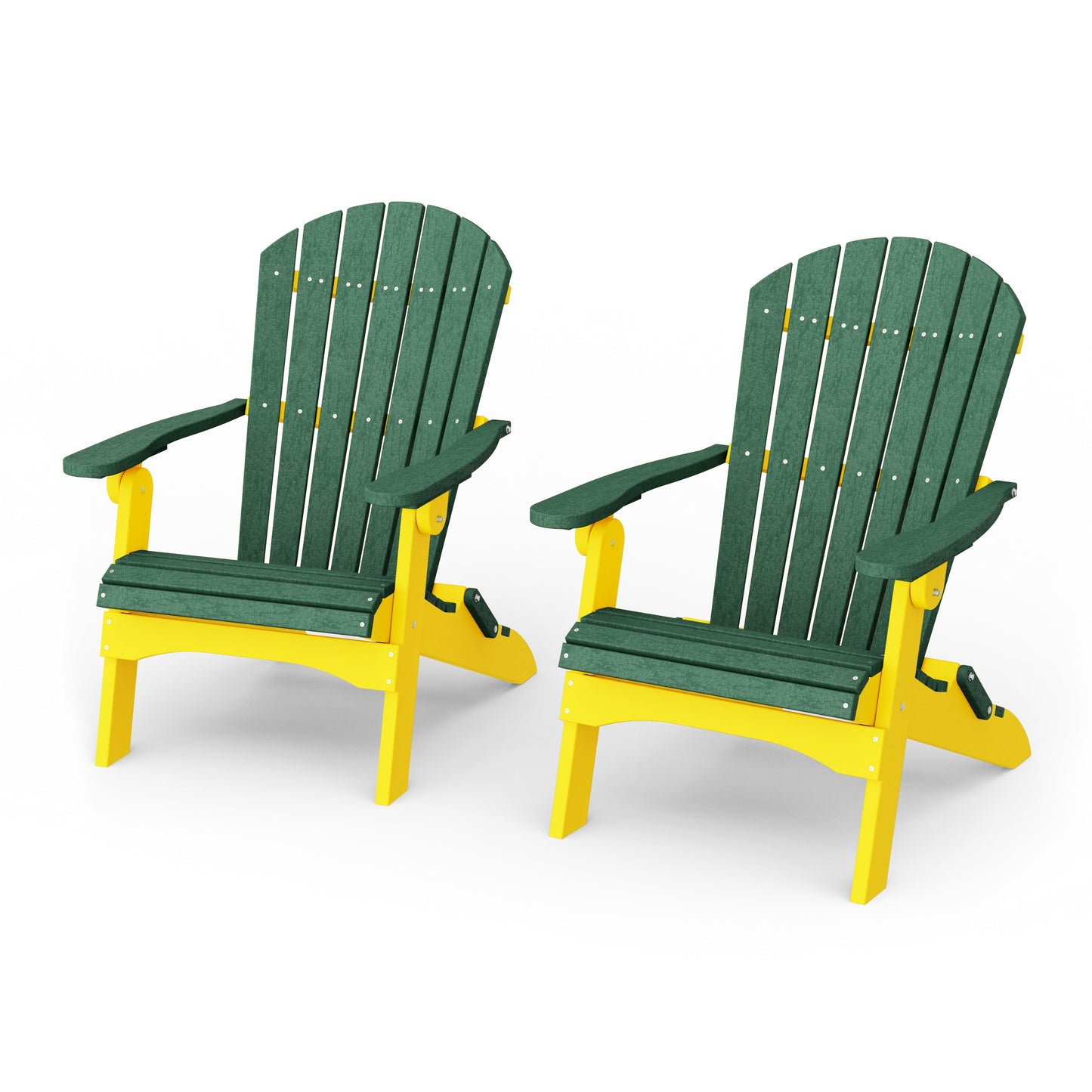Heritage Folding Adirondack Chairs Set of 2