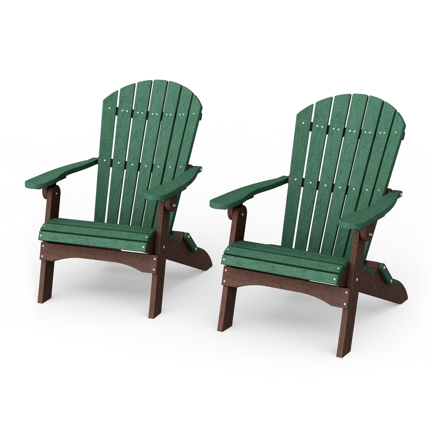 Heritage Folding Adirondack Chairs Set of 2