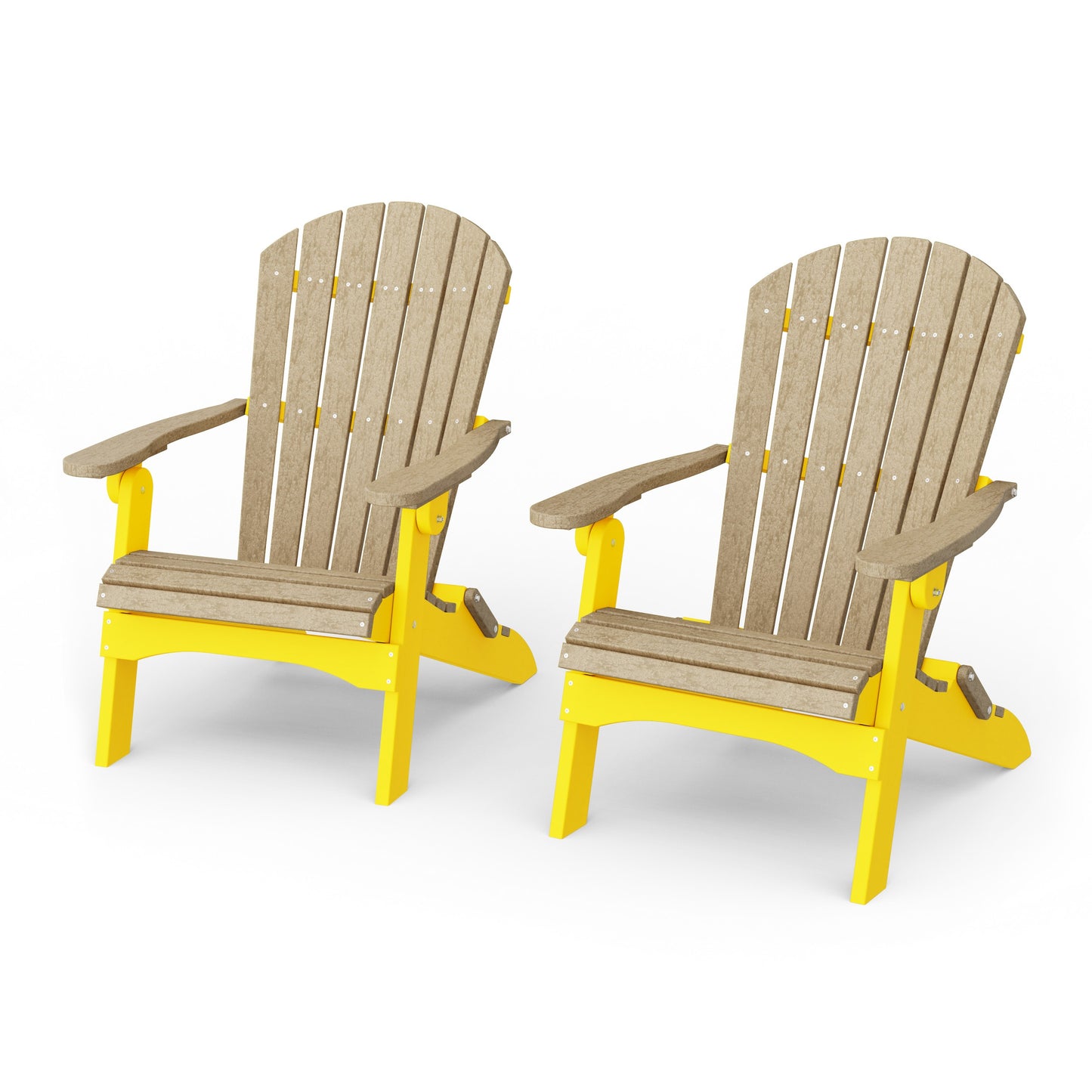 Heritage Folding Adirondack Chairs Set of 2