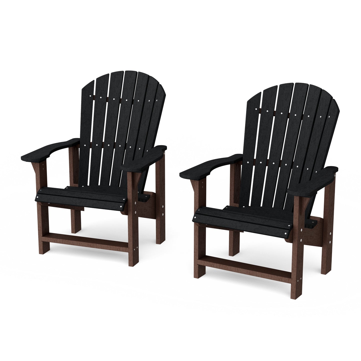Heritage Upright Adirondack Chairs Set of 2