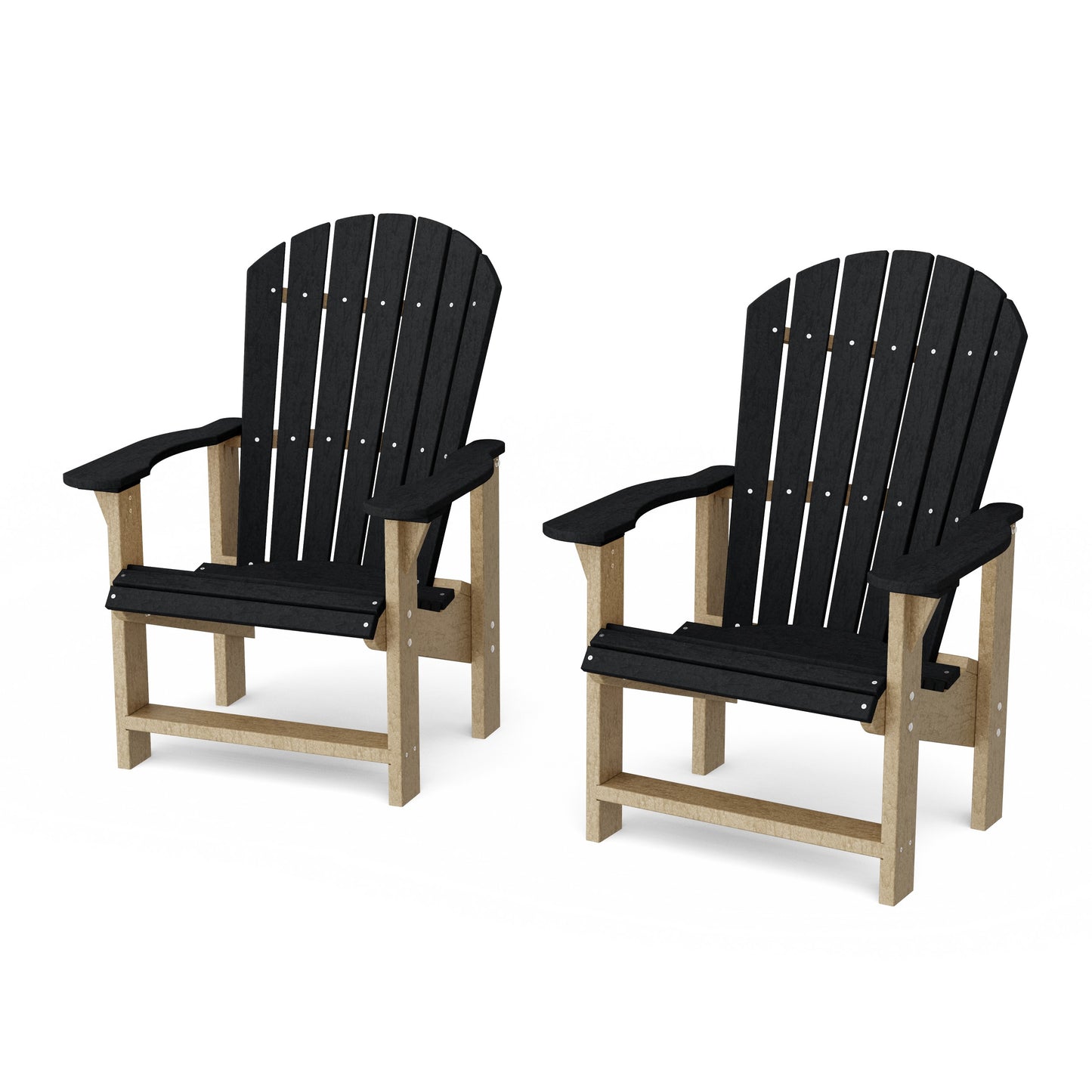 Heritage Upright Adirondack Chairs Set of 2