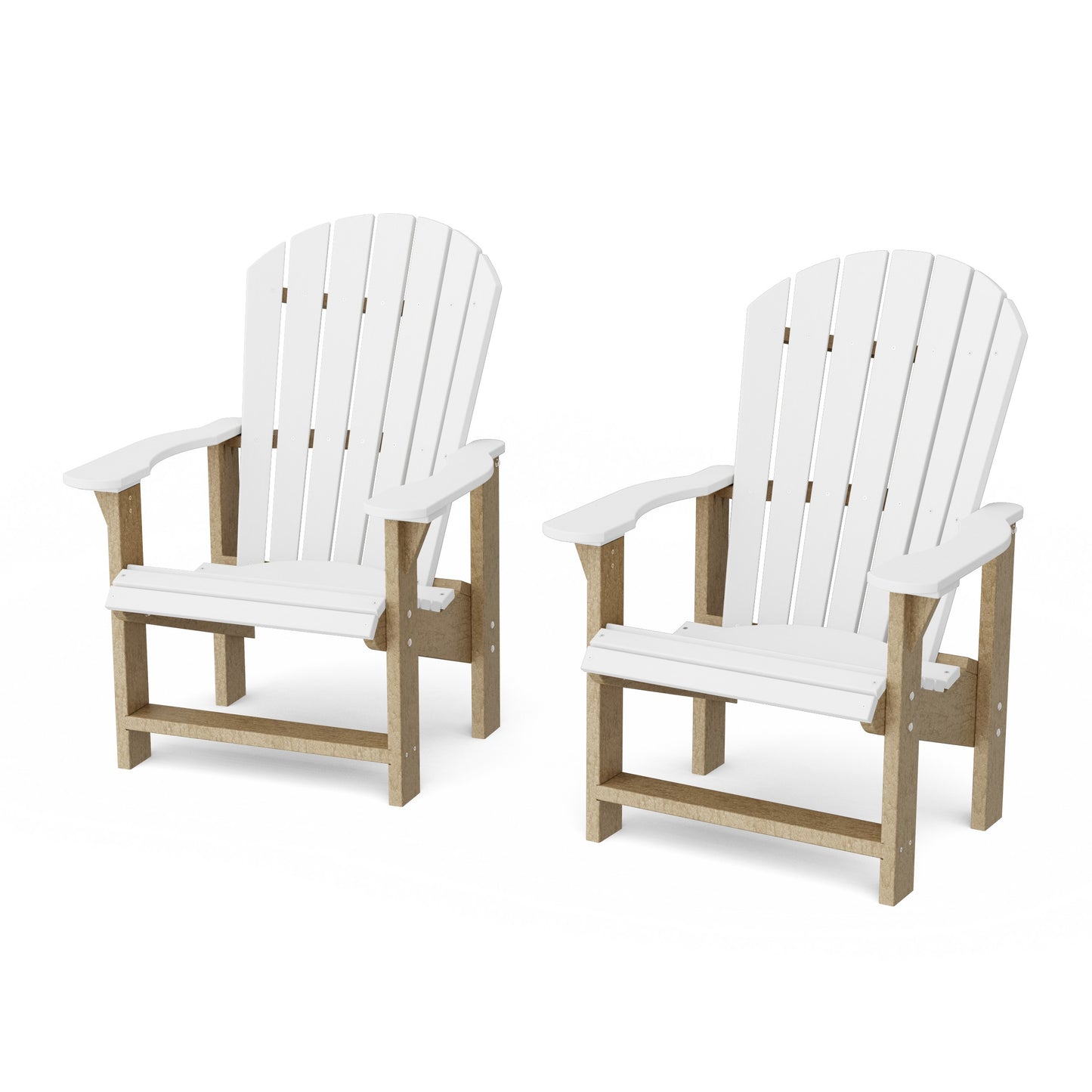 Heritage Upright Adirondack Chairs Set of 2