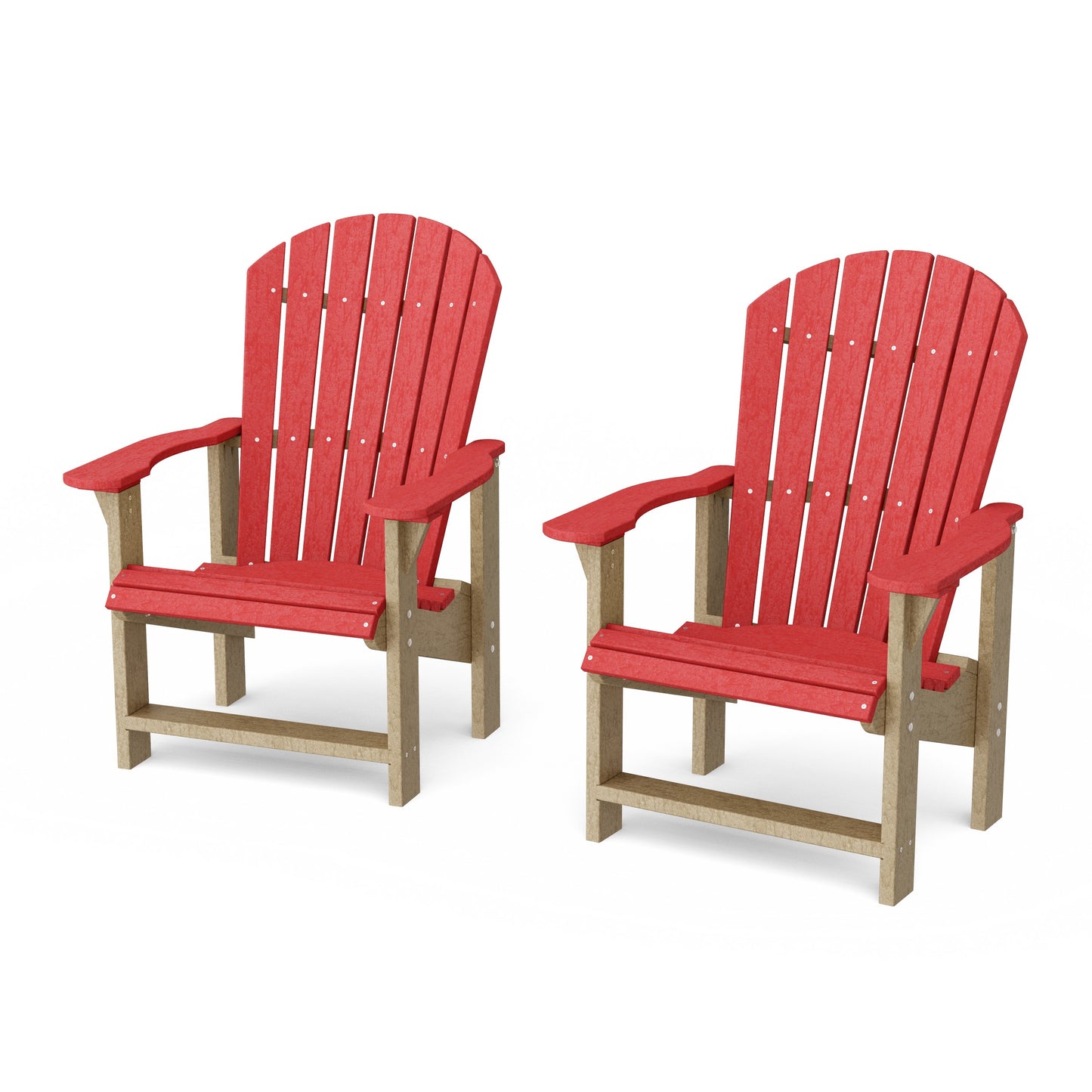 Heritage Upright Adirondack Chairs Set of 2