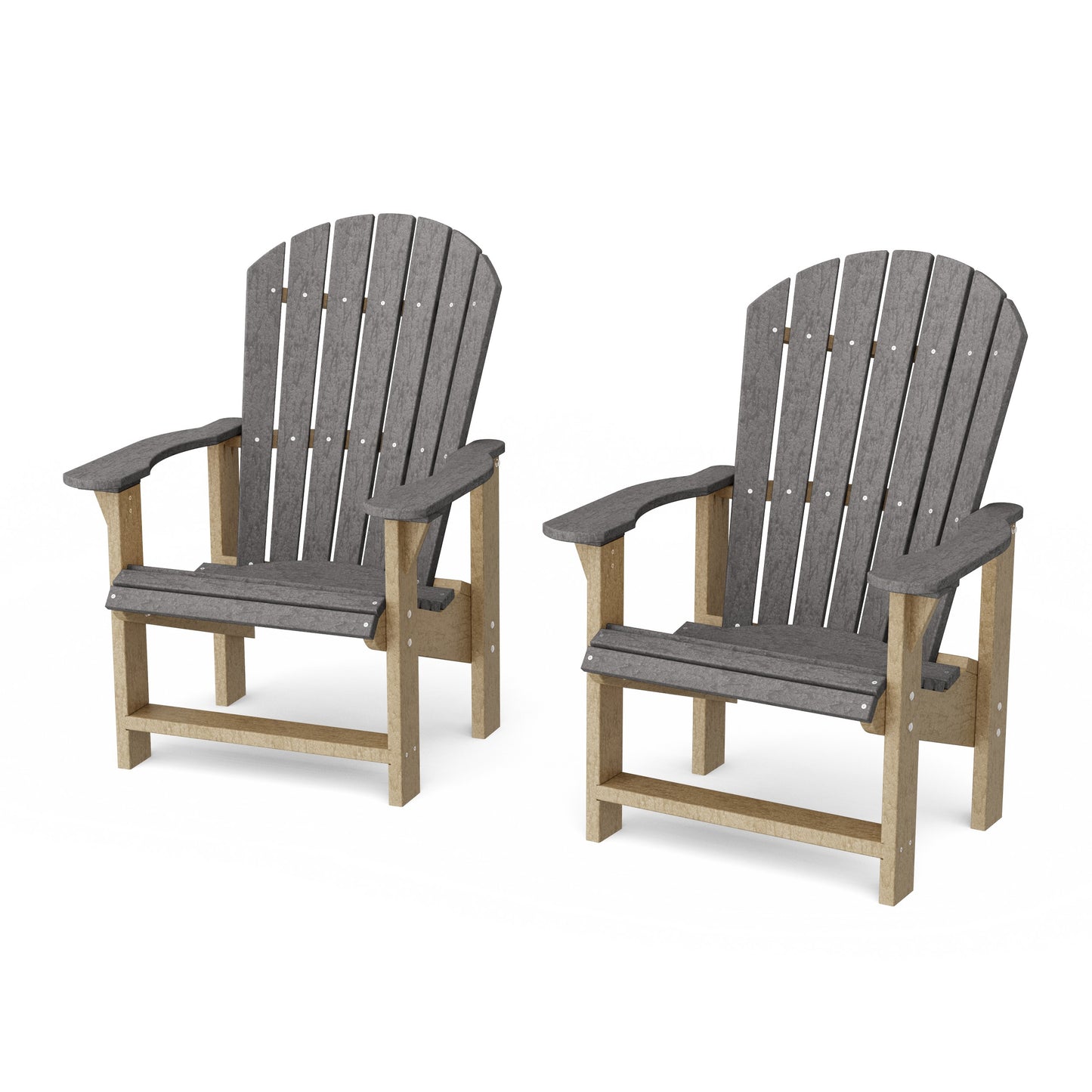 Heritage Upright Adirondack Chairs Set of 2