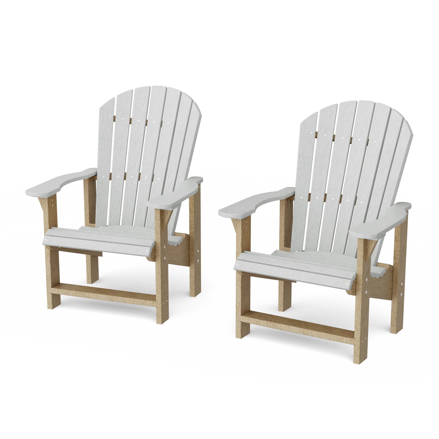 Heritage Upright Adirondack Chairs Set of 2