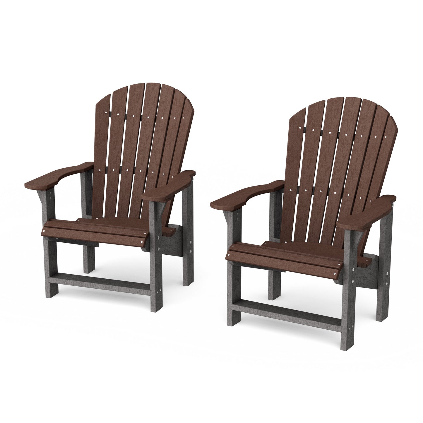 Heritage Upright Adirondack Chairs Set of 2