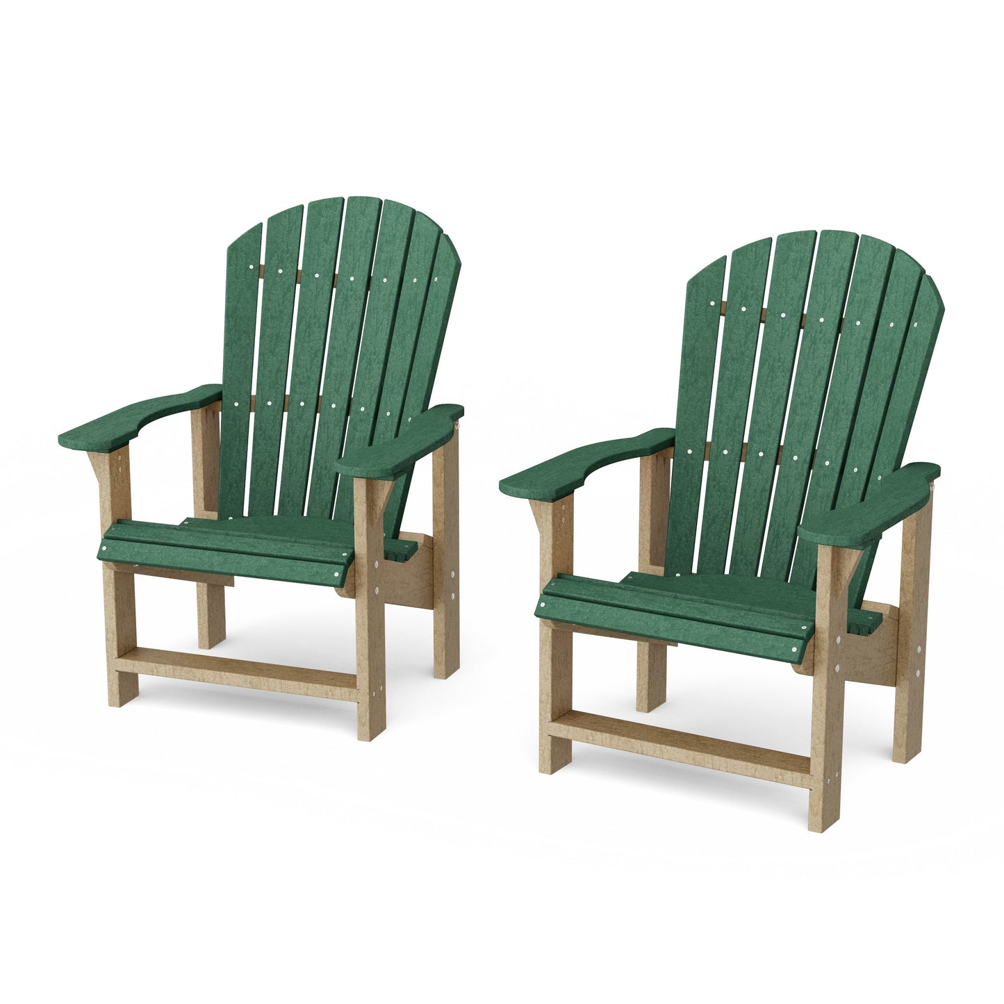 Heritage Upright Adirondack Chairs Set of 2