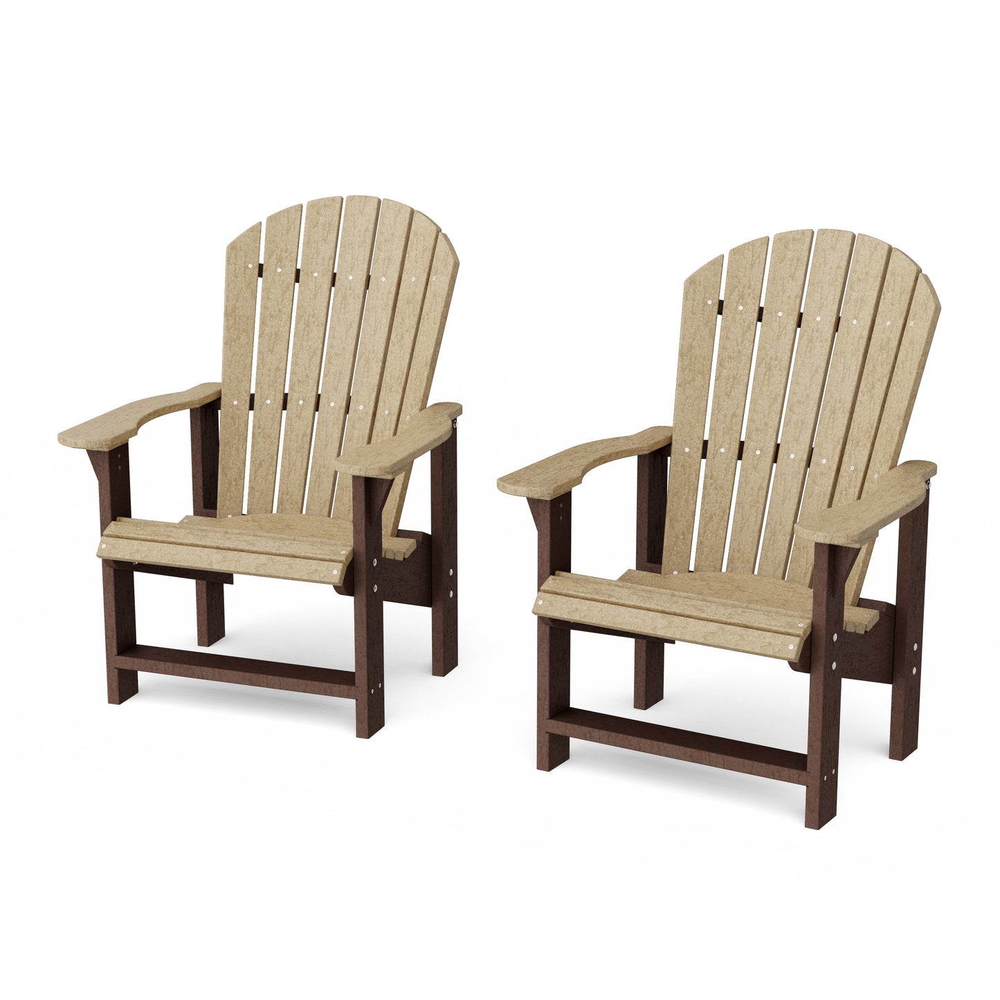 Heritage Upright Adirondack Chairs Set of 2