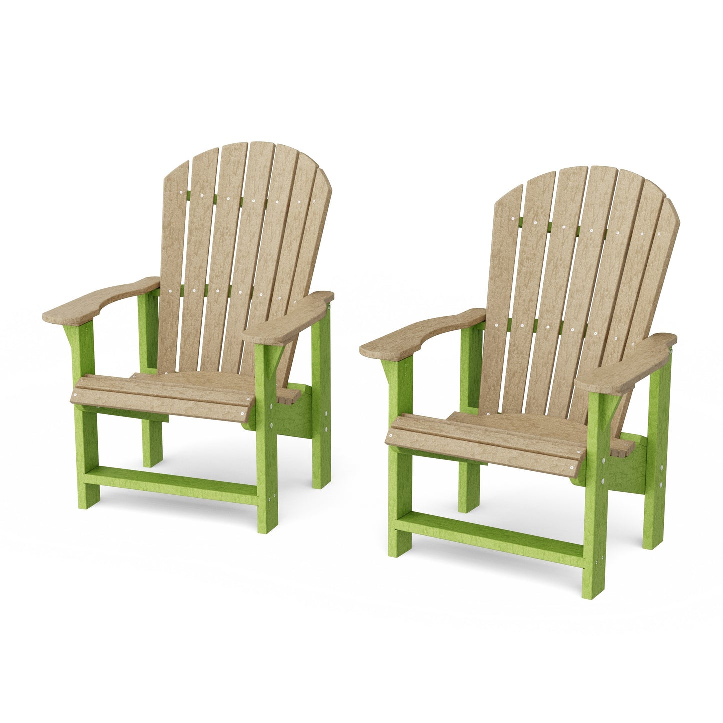 Heritage Upright Adirondack Chairs Set of 2