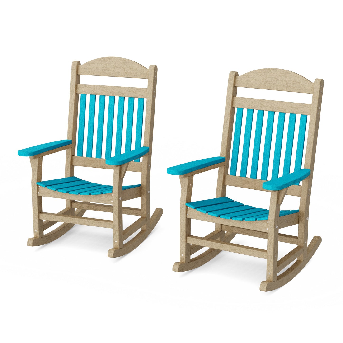Heritage Traditional Rocking Chairs Set of 2