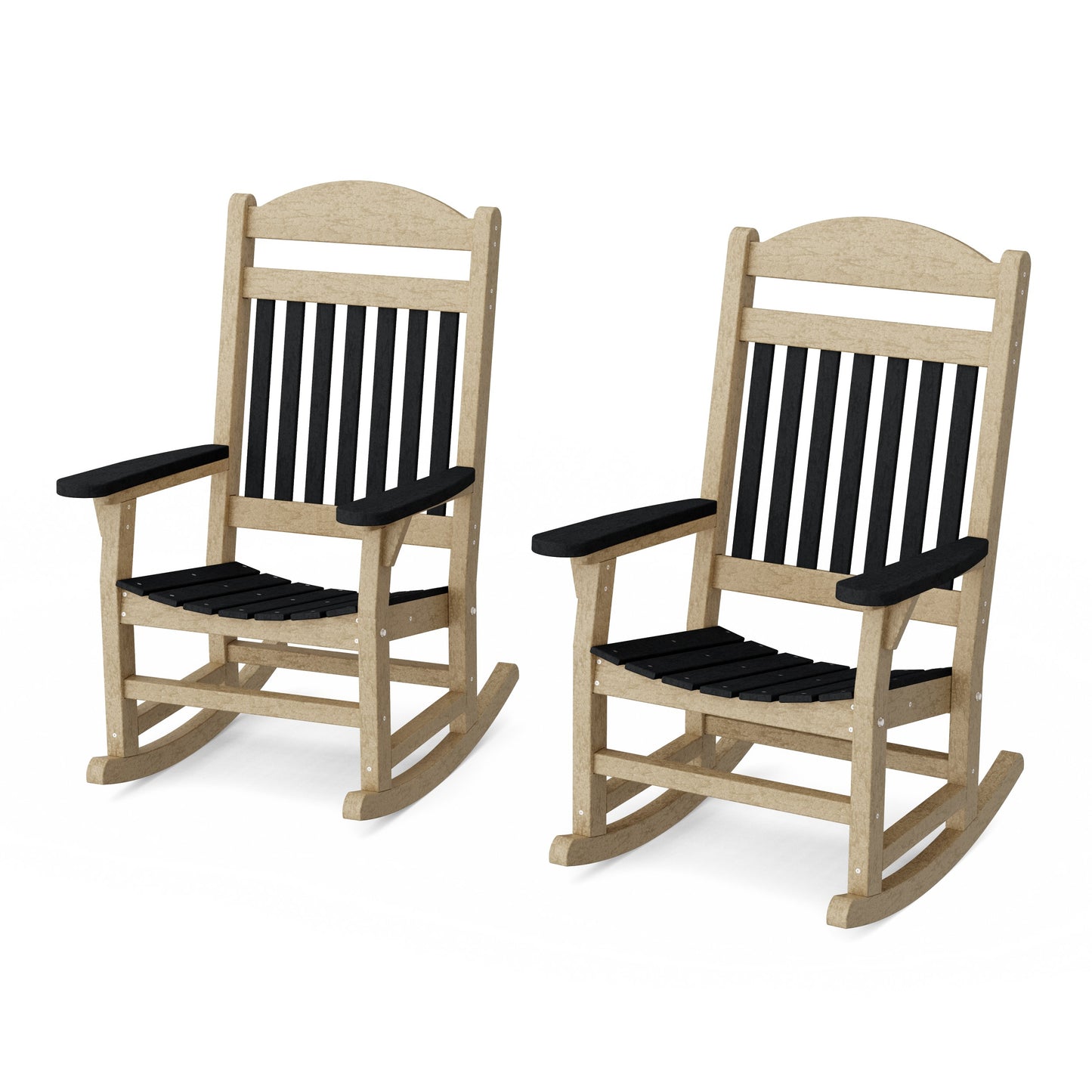 Heritage Traditional Rocking Chairs Set of 2