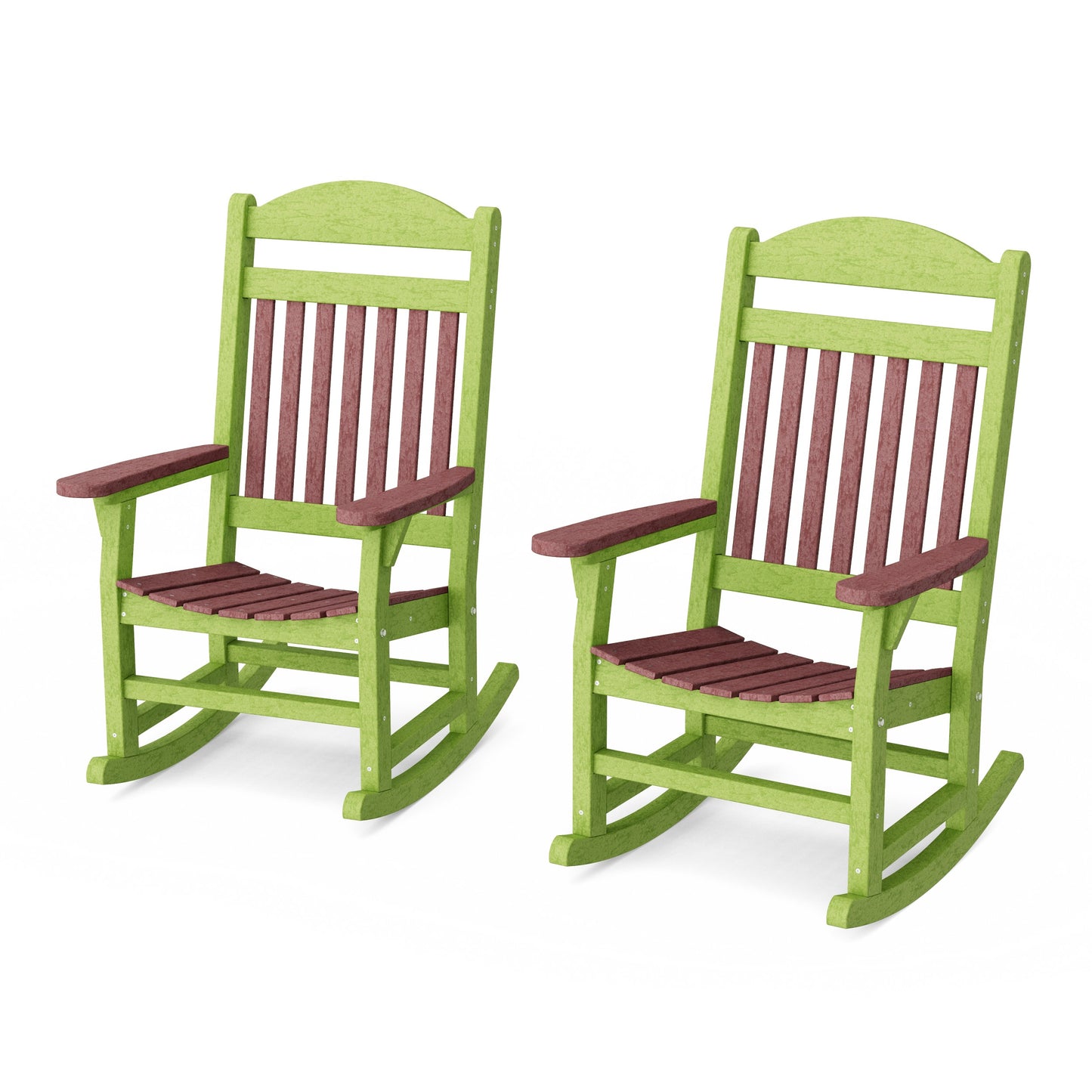 Heritage Traditional Rocking Chairs Set of 2