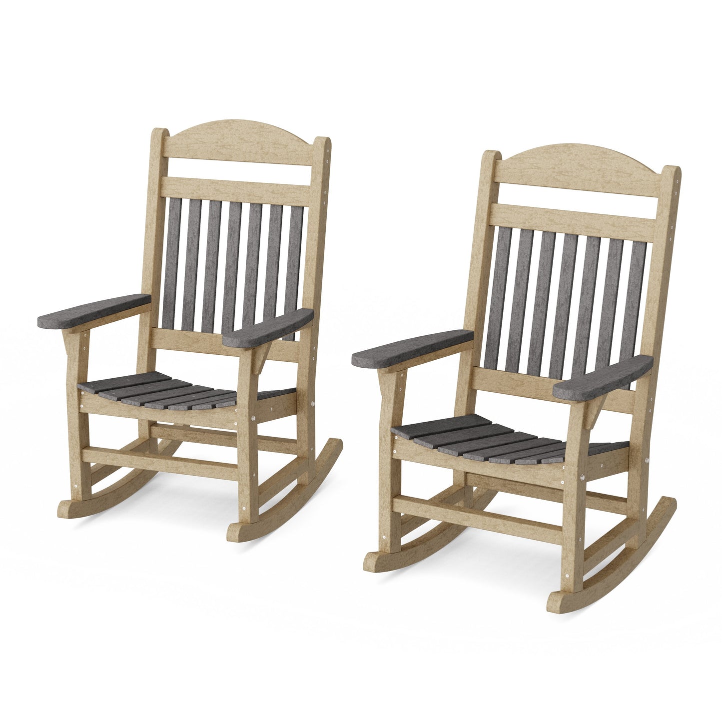 Heritage Traditional Rocking Chairs Set of 2