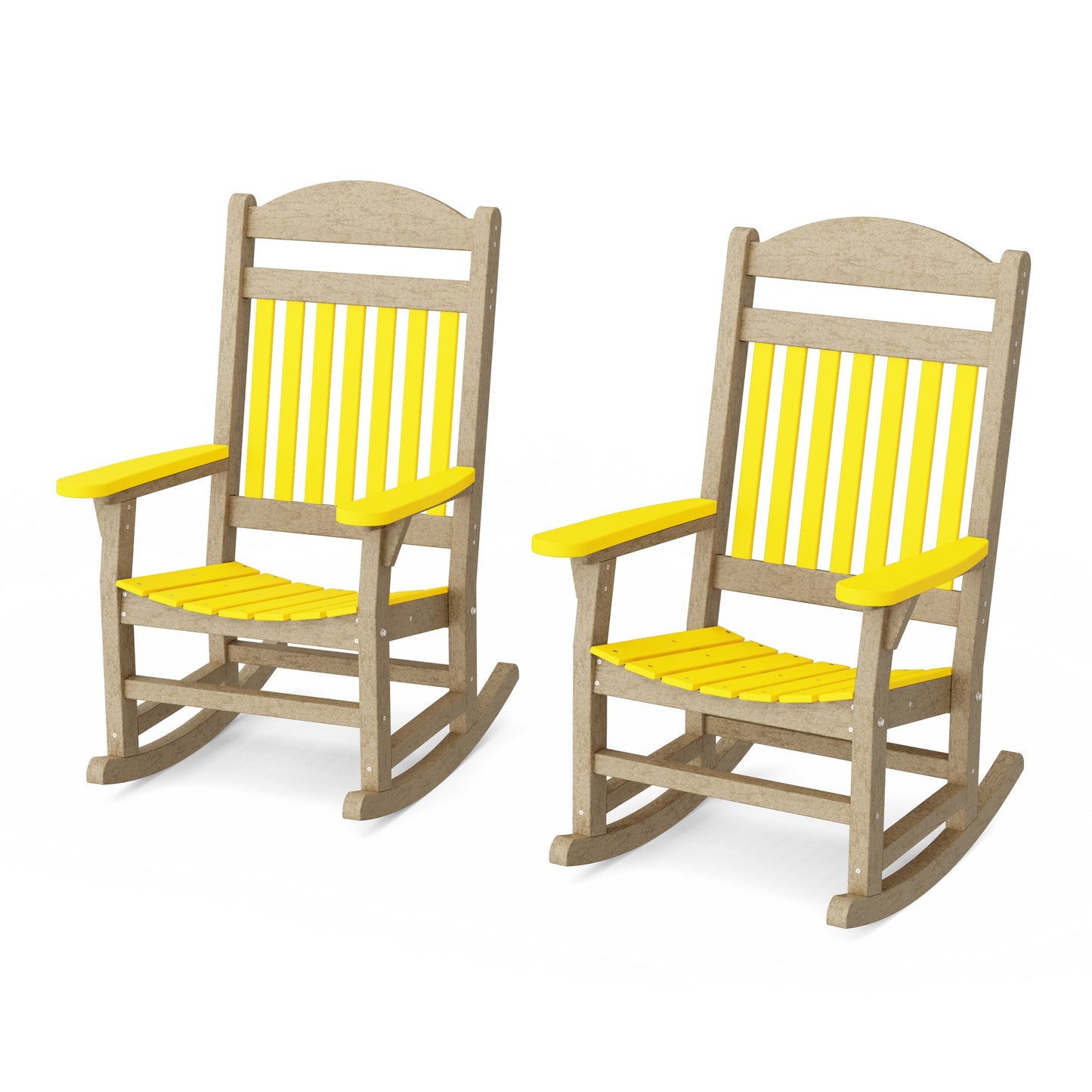 Heritage Traditional Rocking Chairs Set of 2